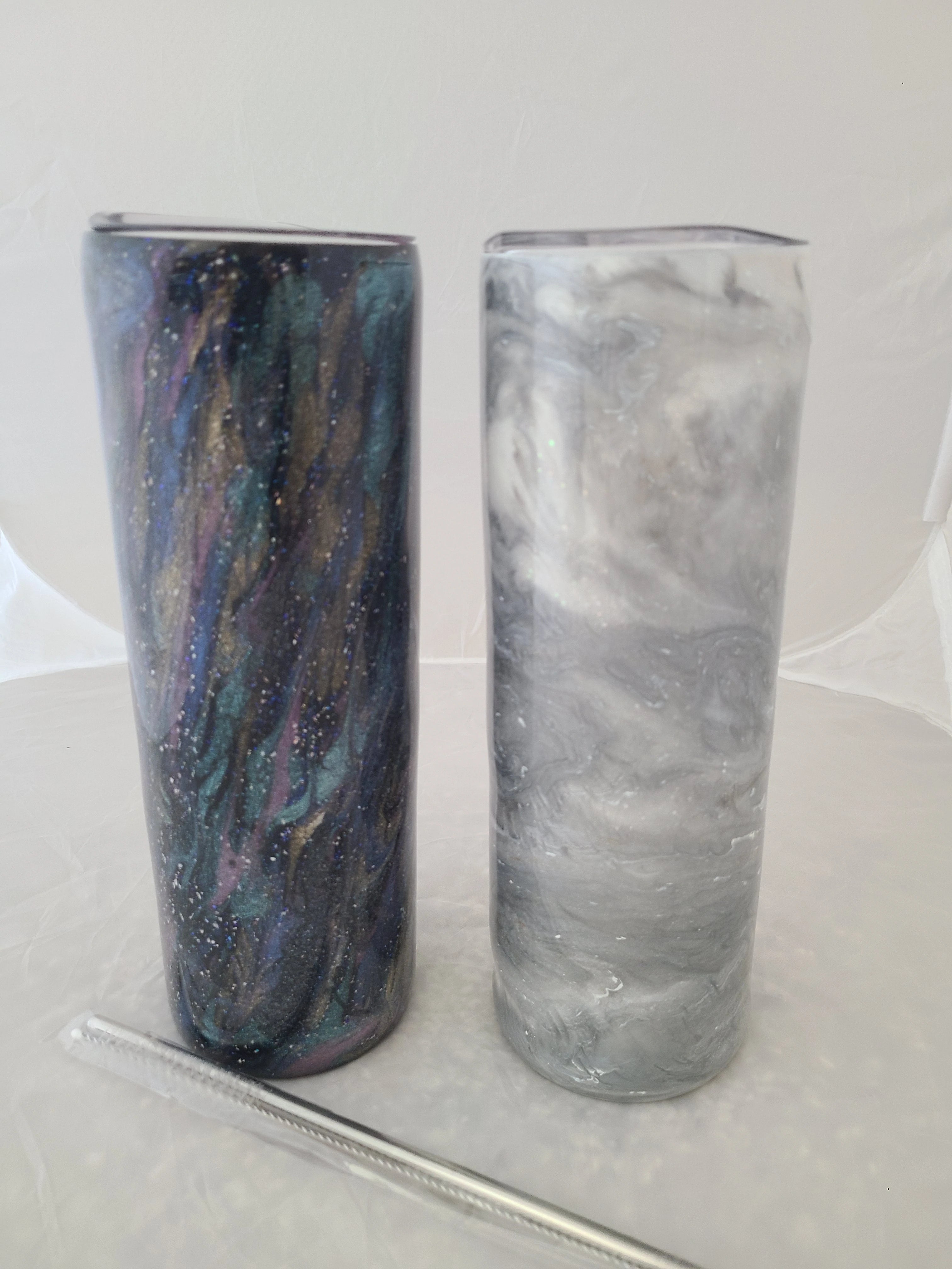 3D Bald Eagle Cracked Hole 20oz/30oz Skinny Tumbler