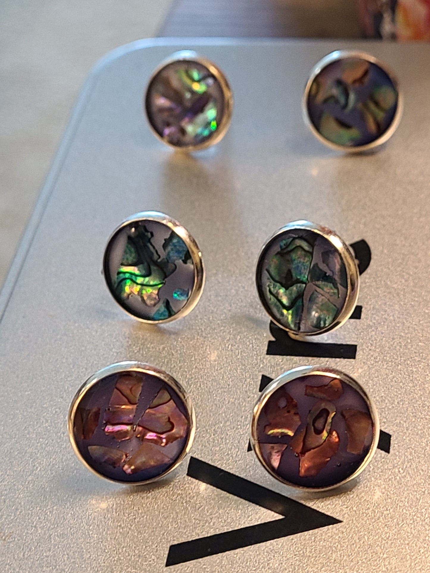 Abalone Stud Earring