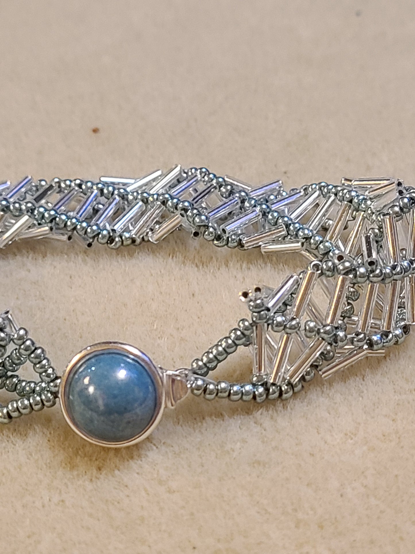 Spiral Step Stitch Bracelet