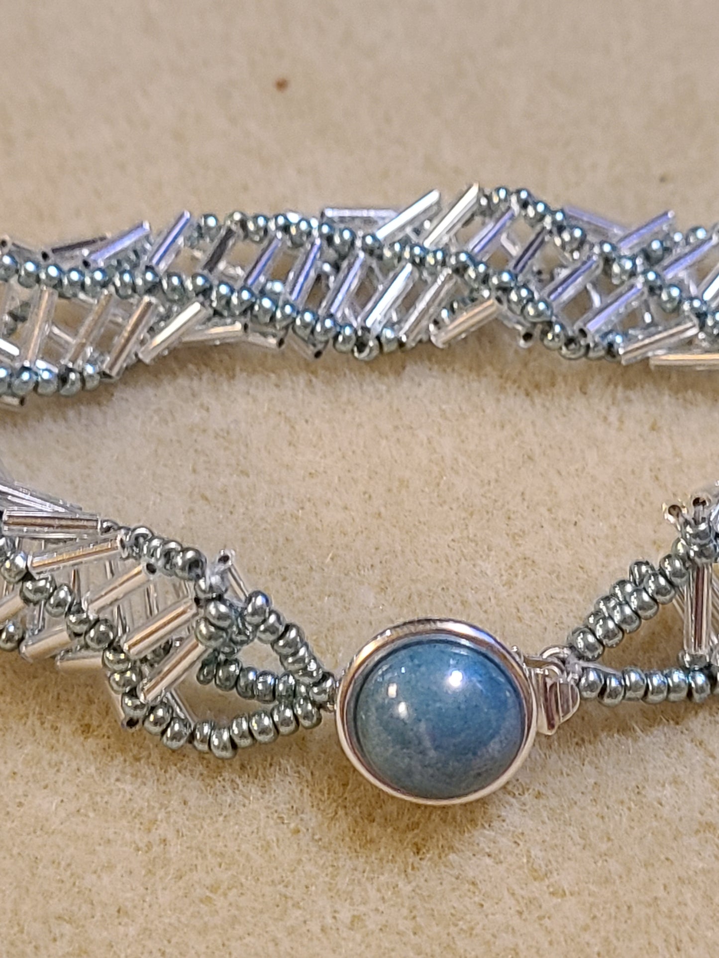 Spiral Step Stitch Bracelet