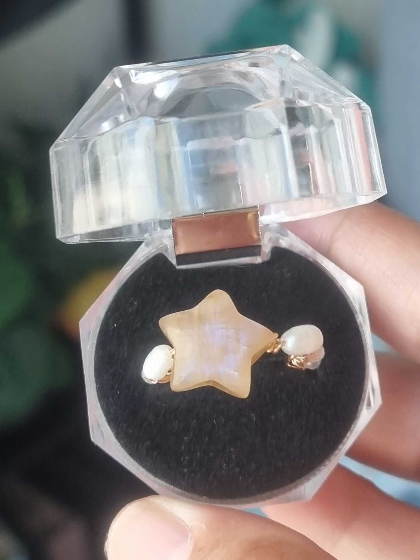 Yellow Moonstone Star
