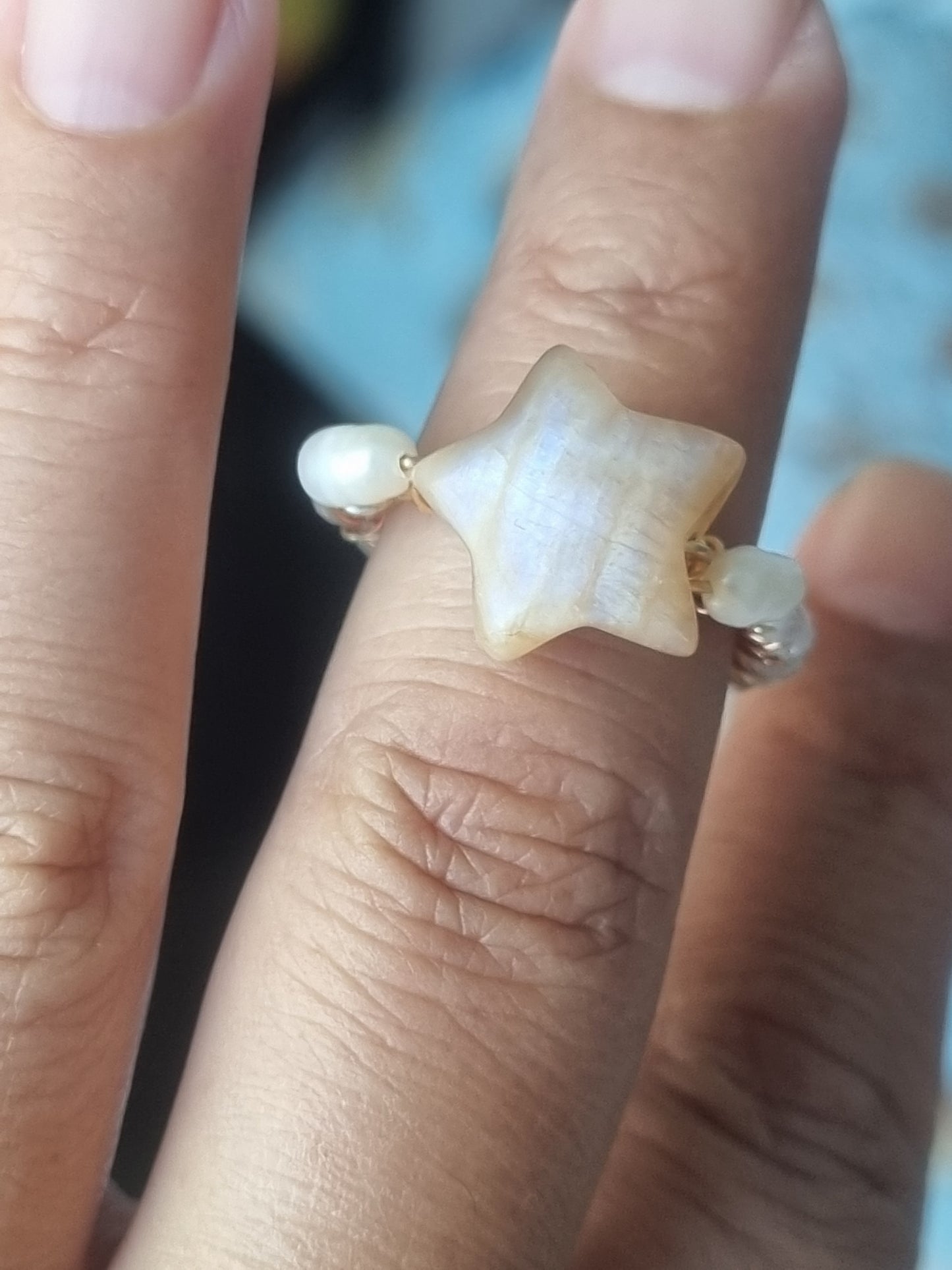 Yellow Moonstone Star