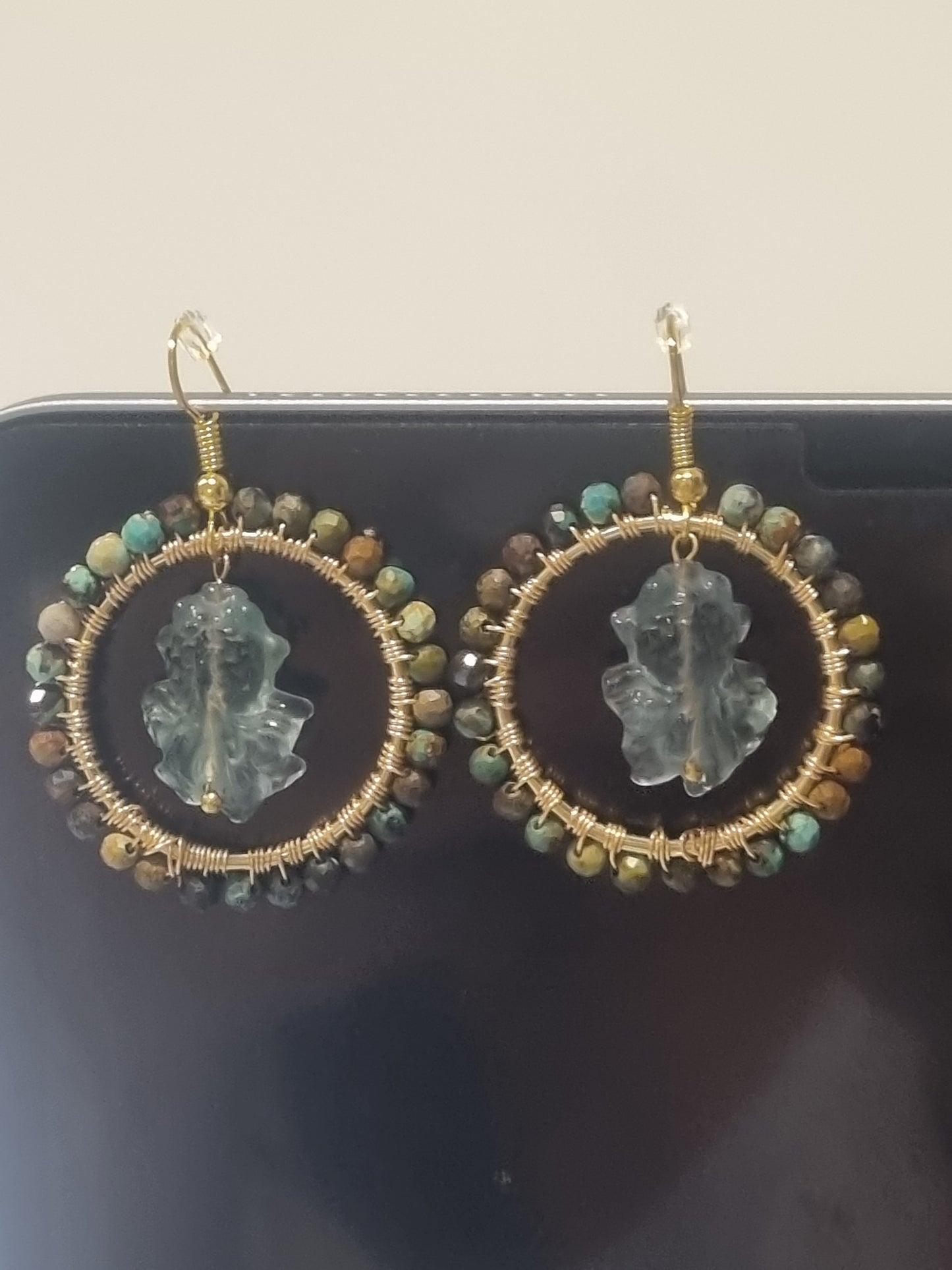 Koi in Turquoise Pond