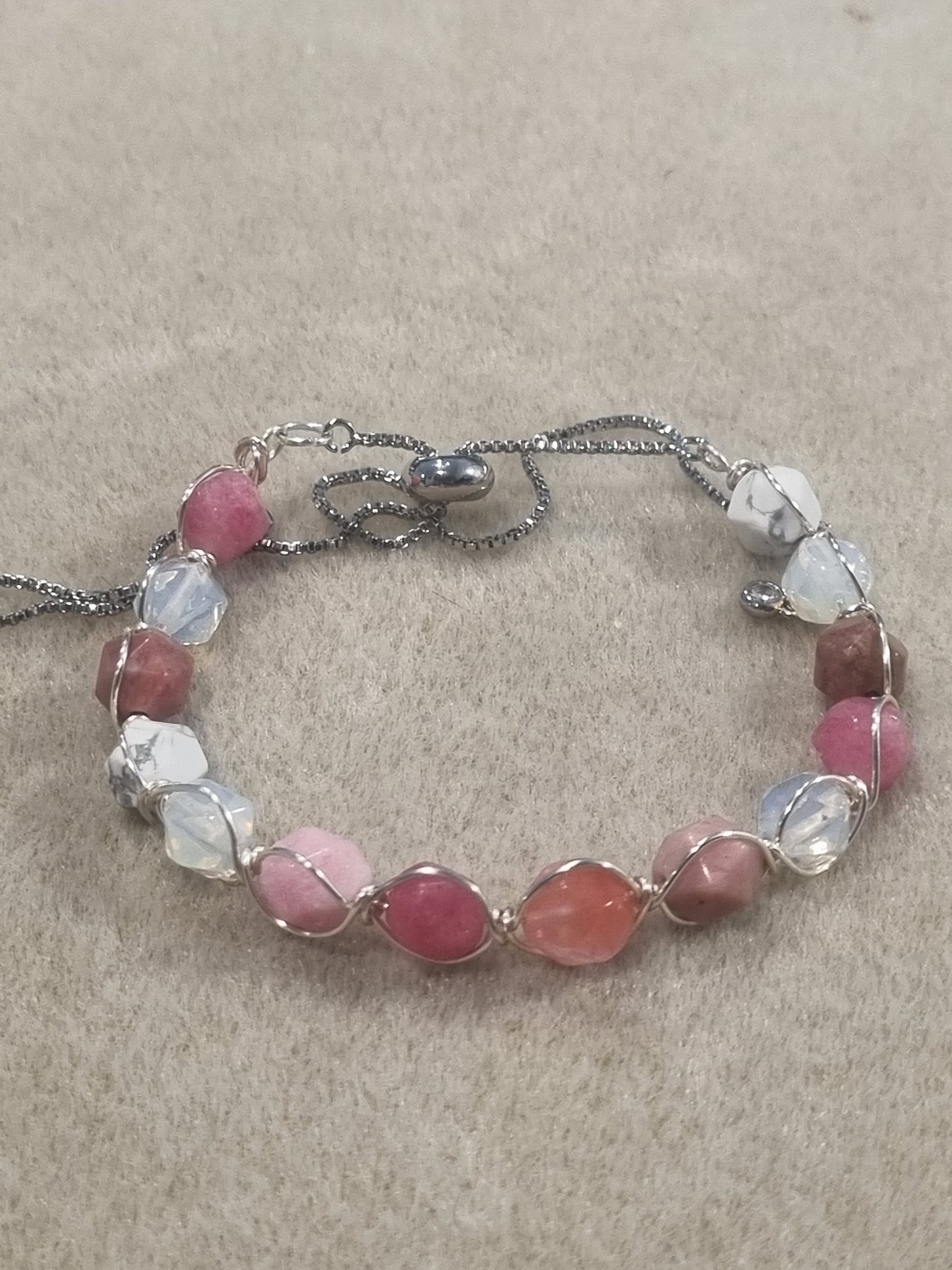 Braided Stone Bangles