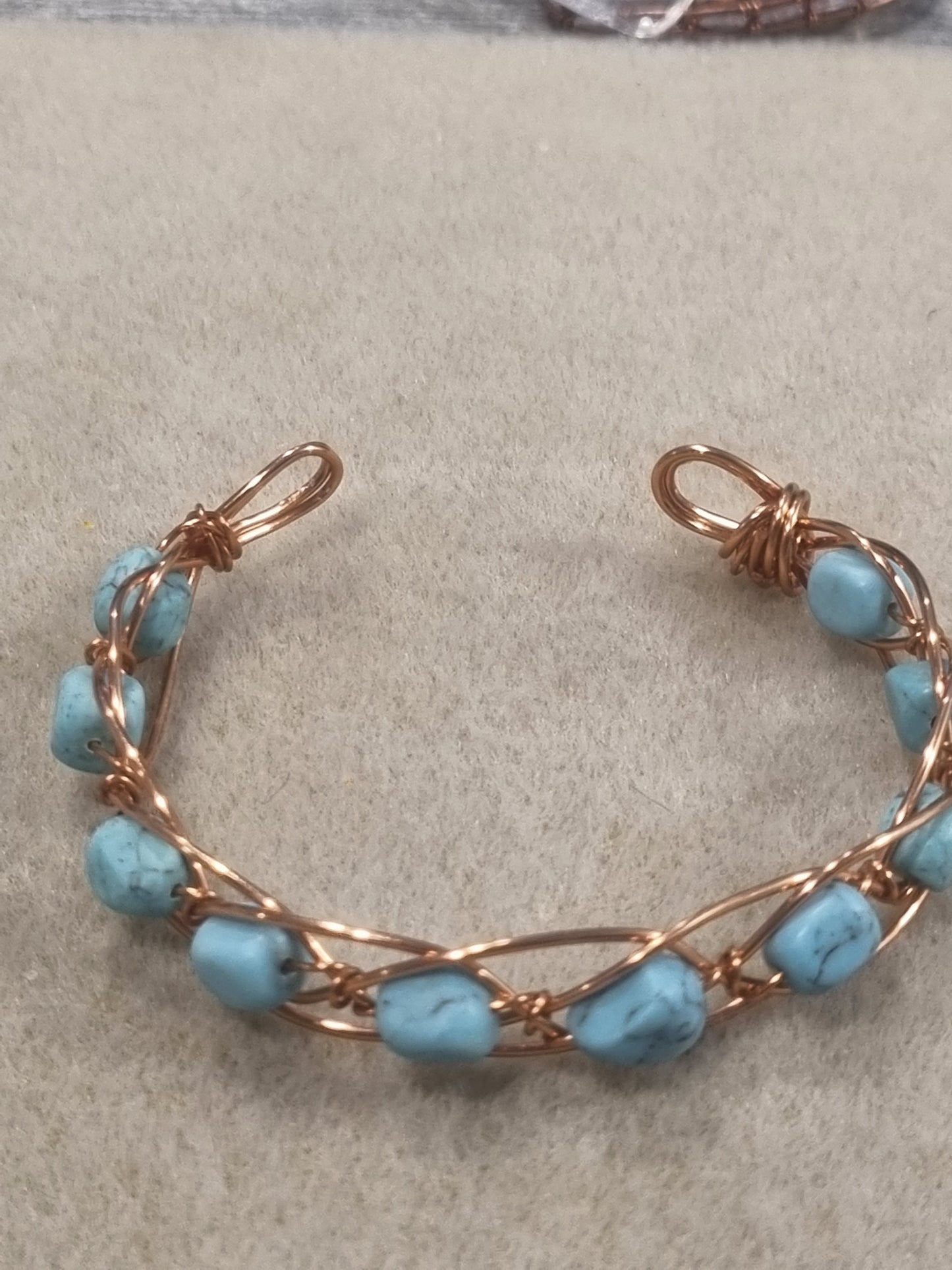 Braided Stone Bangles