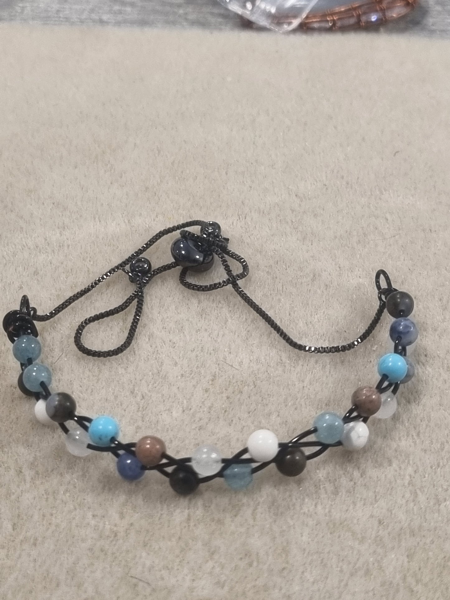 Braided Stone Bangles