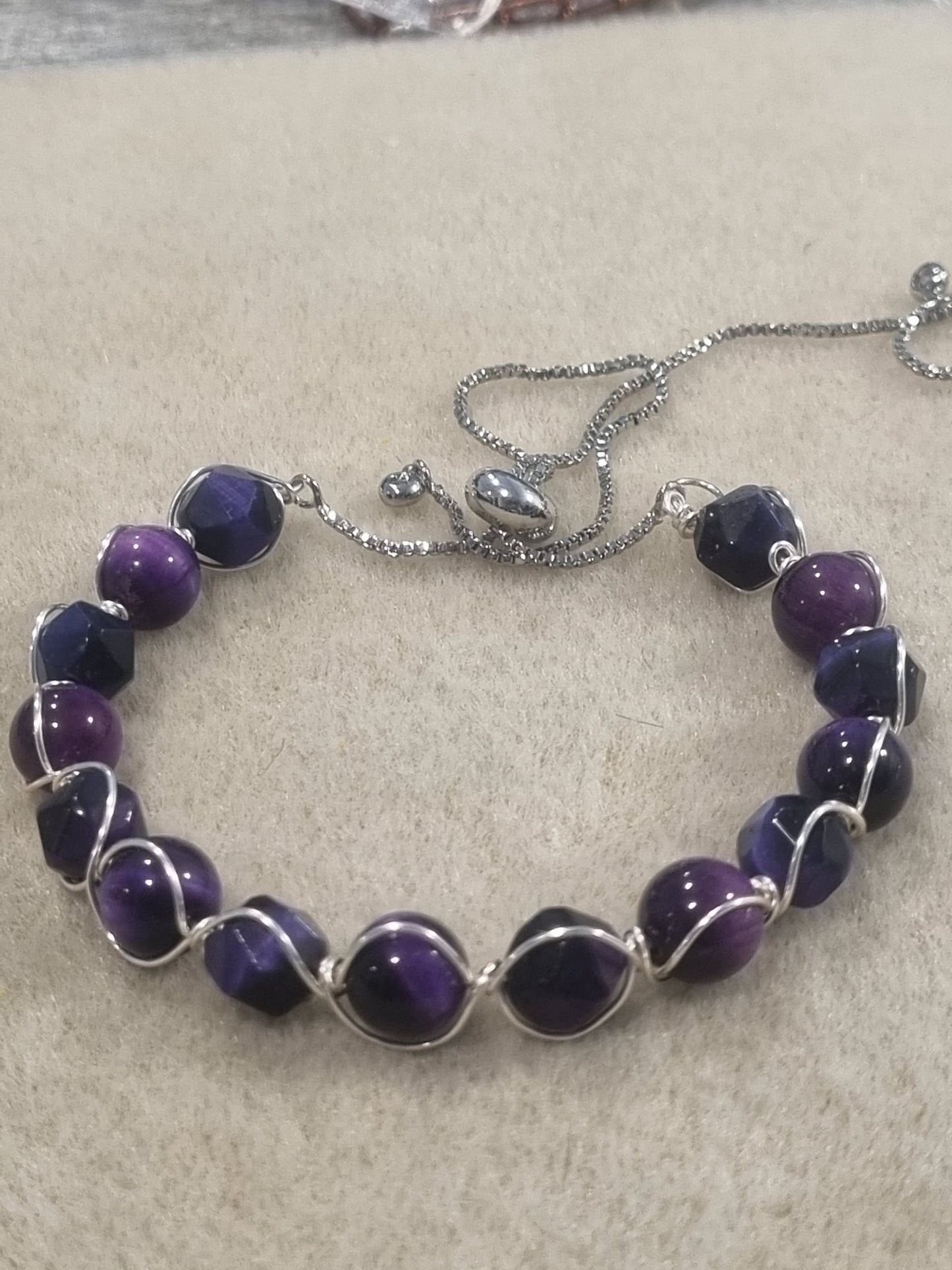 Braided Stone Bangles