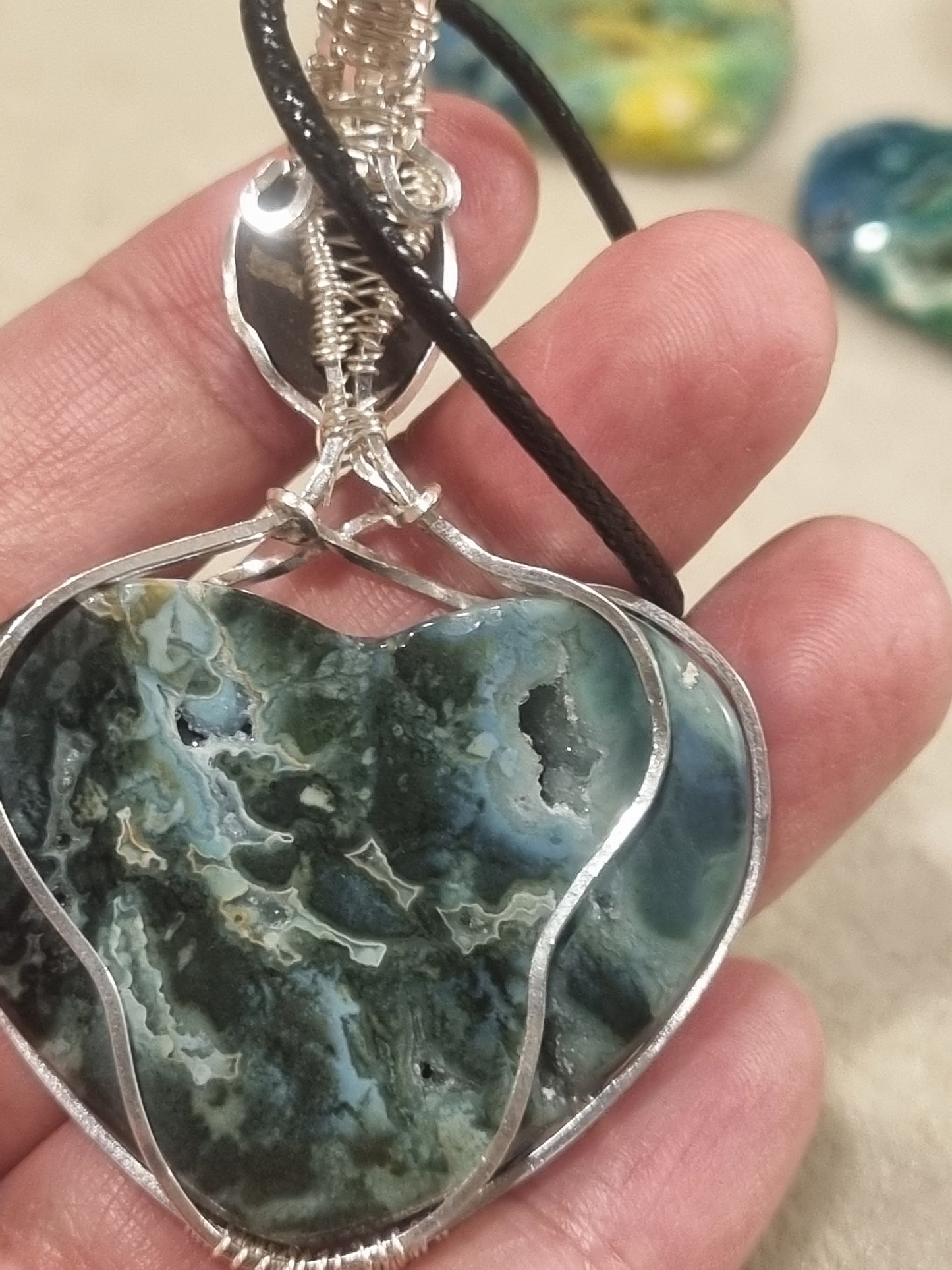 Agate and Chinese Turquoise