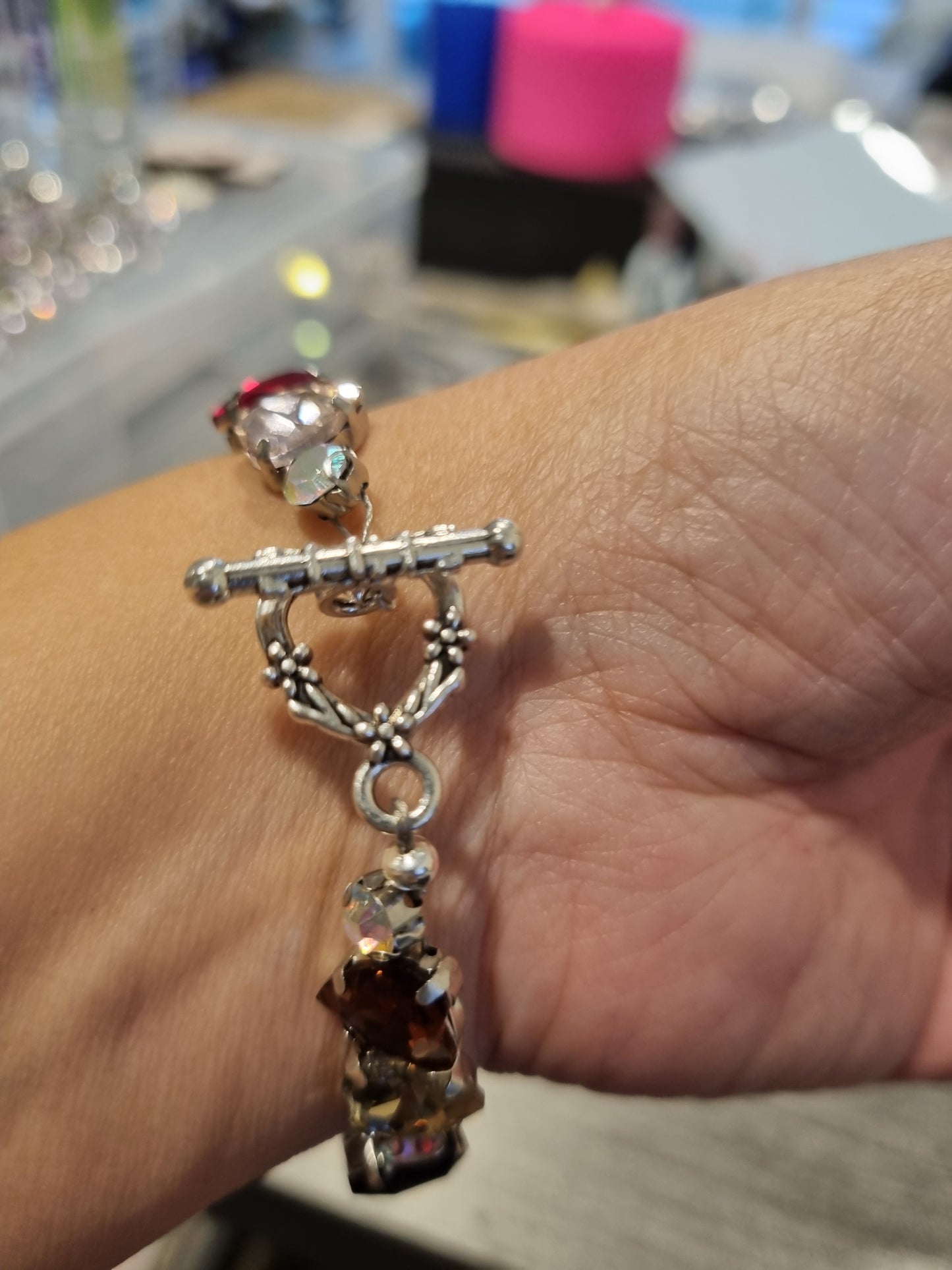 Glass Rhinestone Bangles