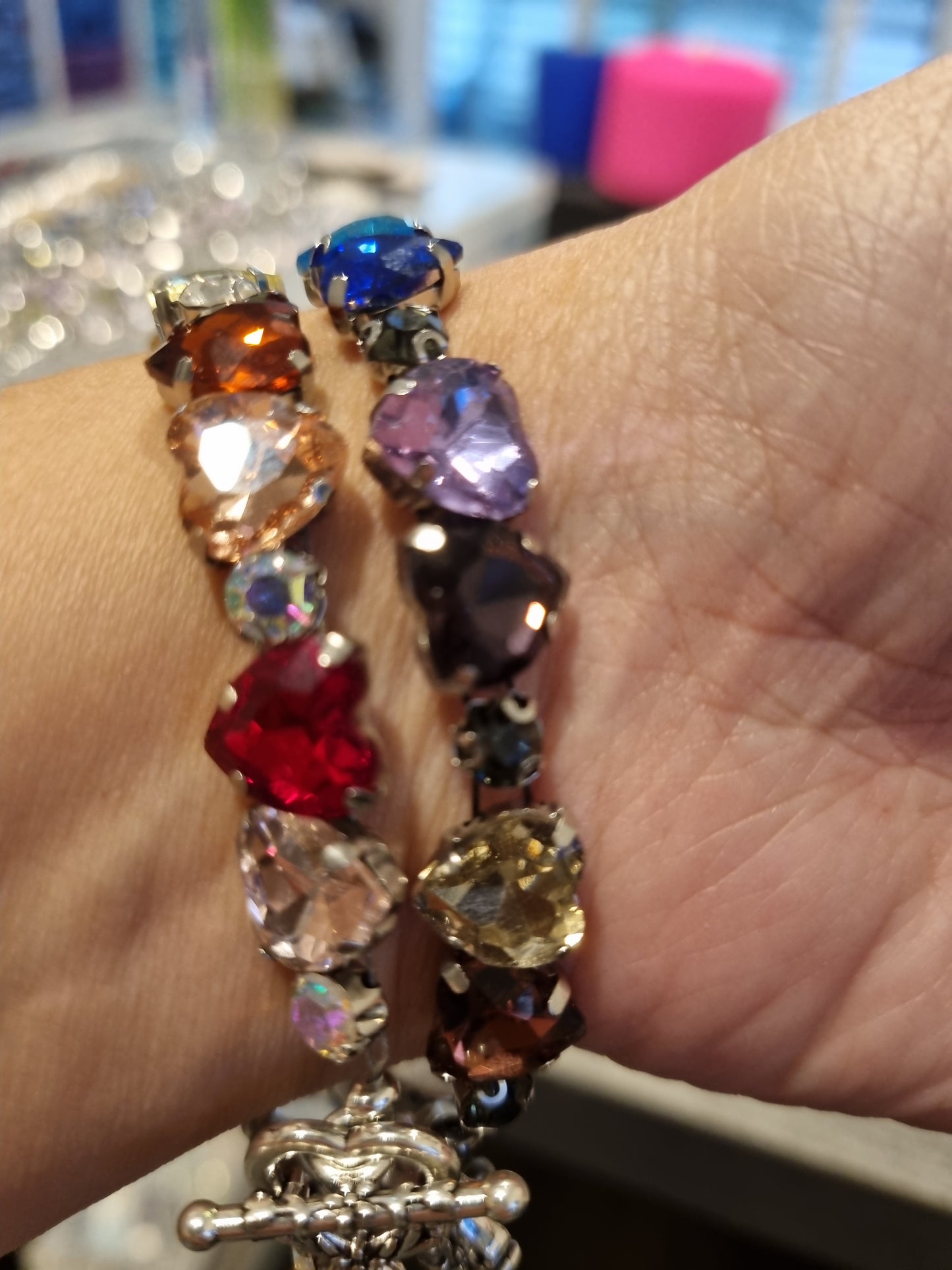 Glass Rhinestone Bangles