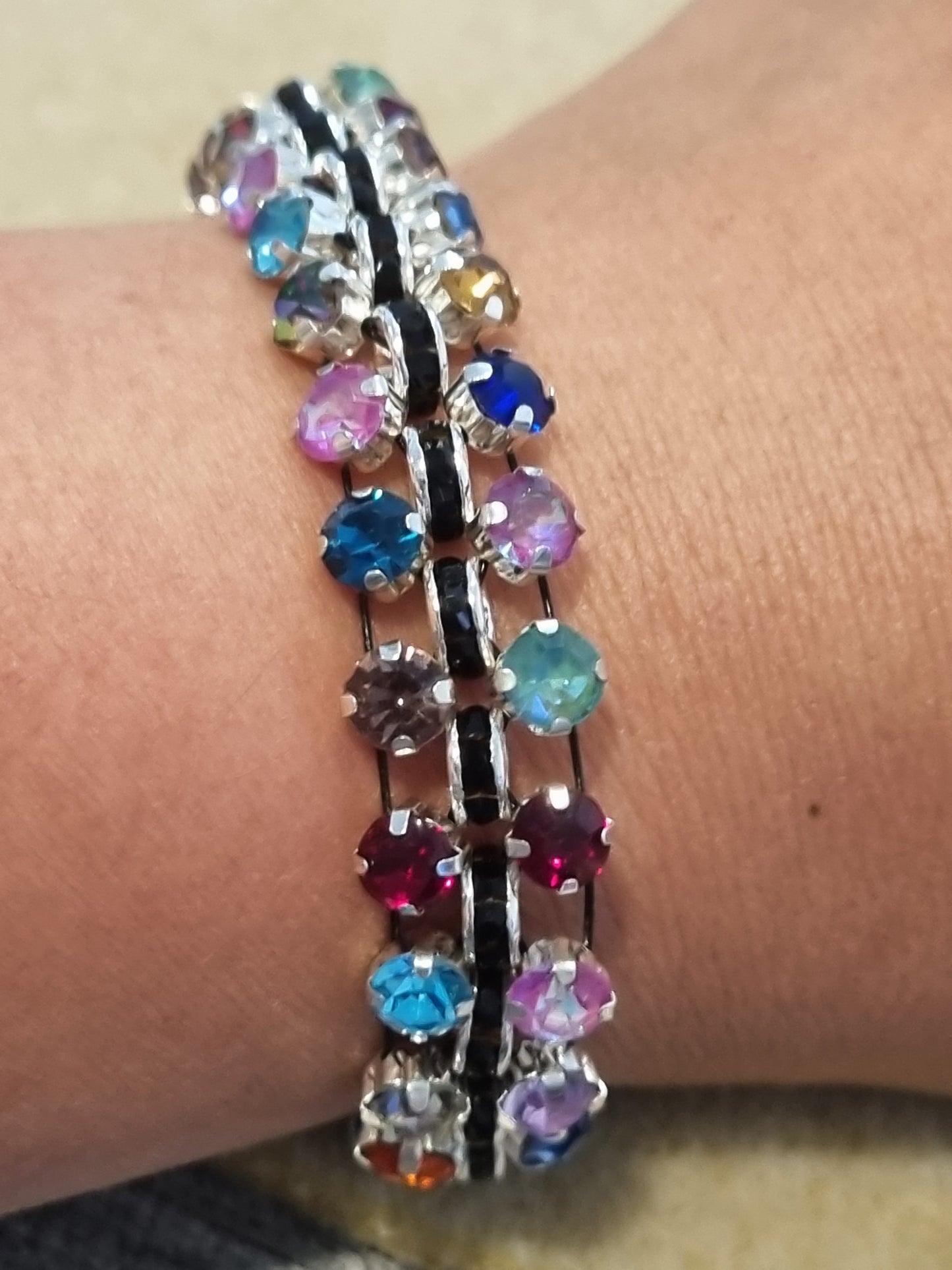 Glass Rhinestone Bangles