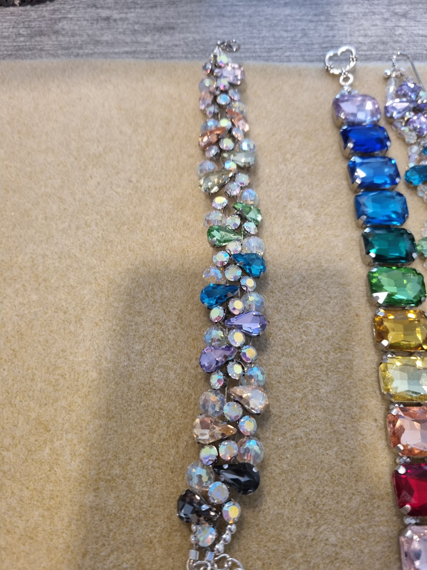 Glass Rhinestone Bangles