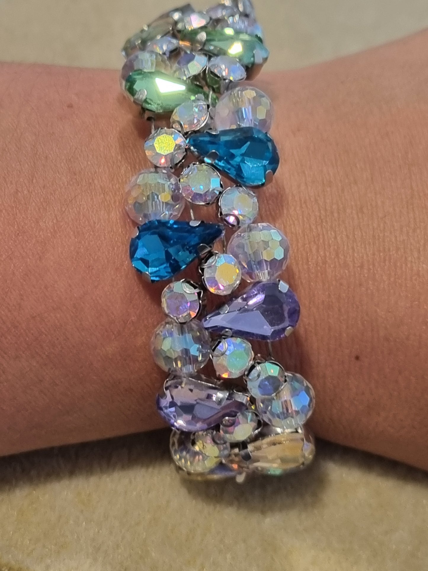 Glass Rhinestone Bangles