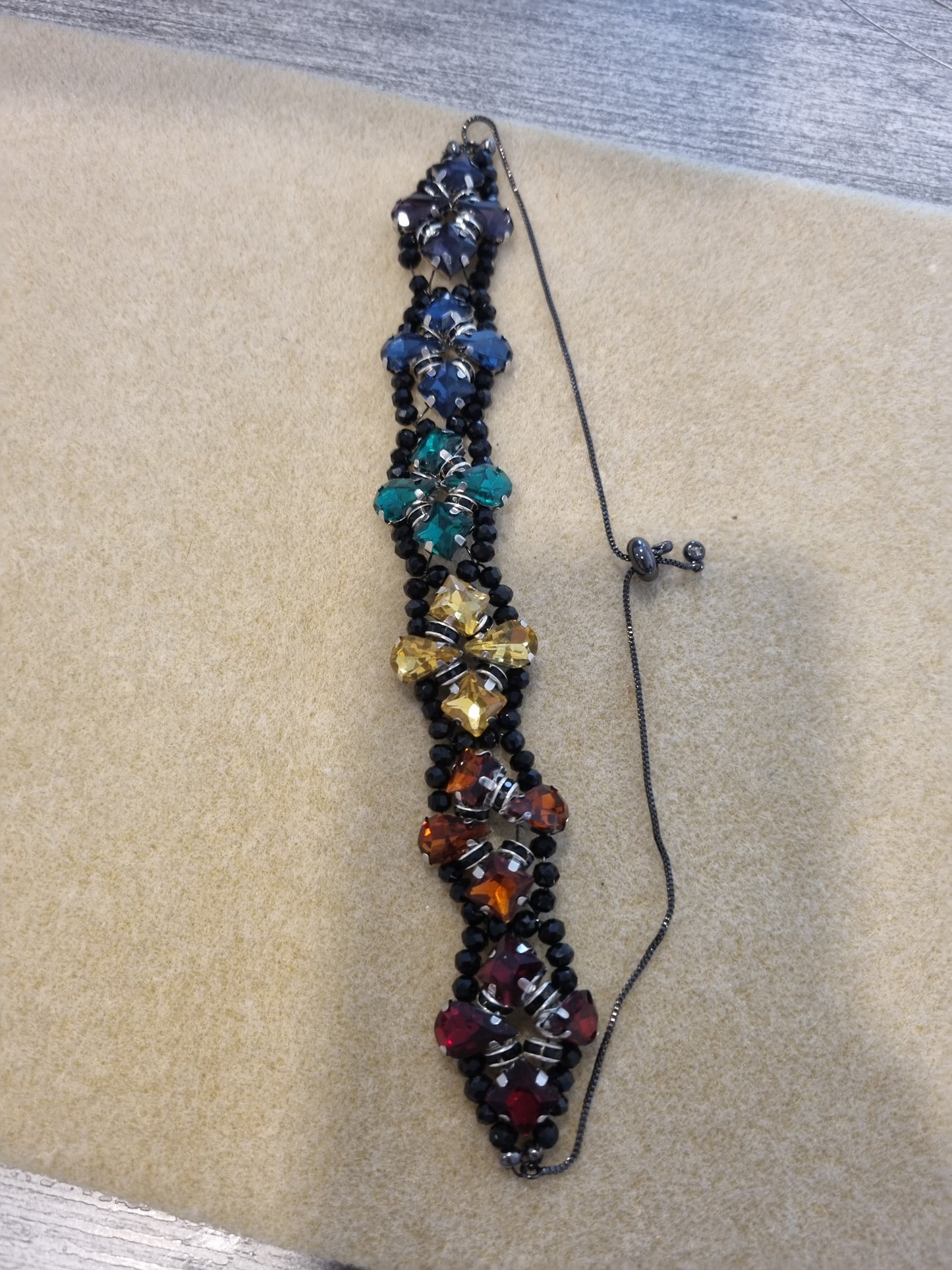 Glass Rhinestone Bangles