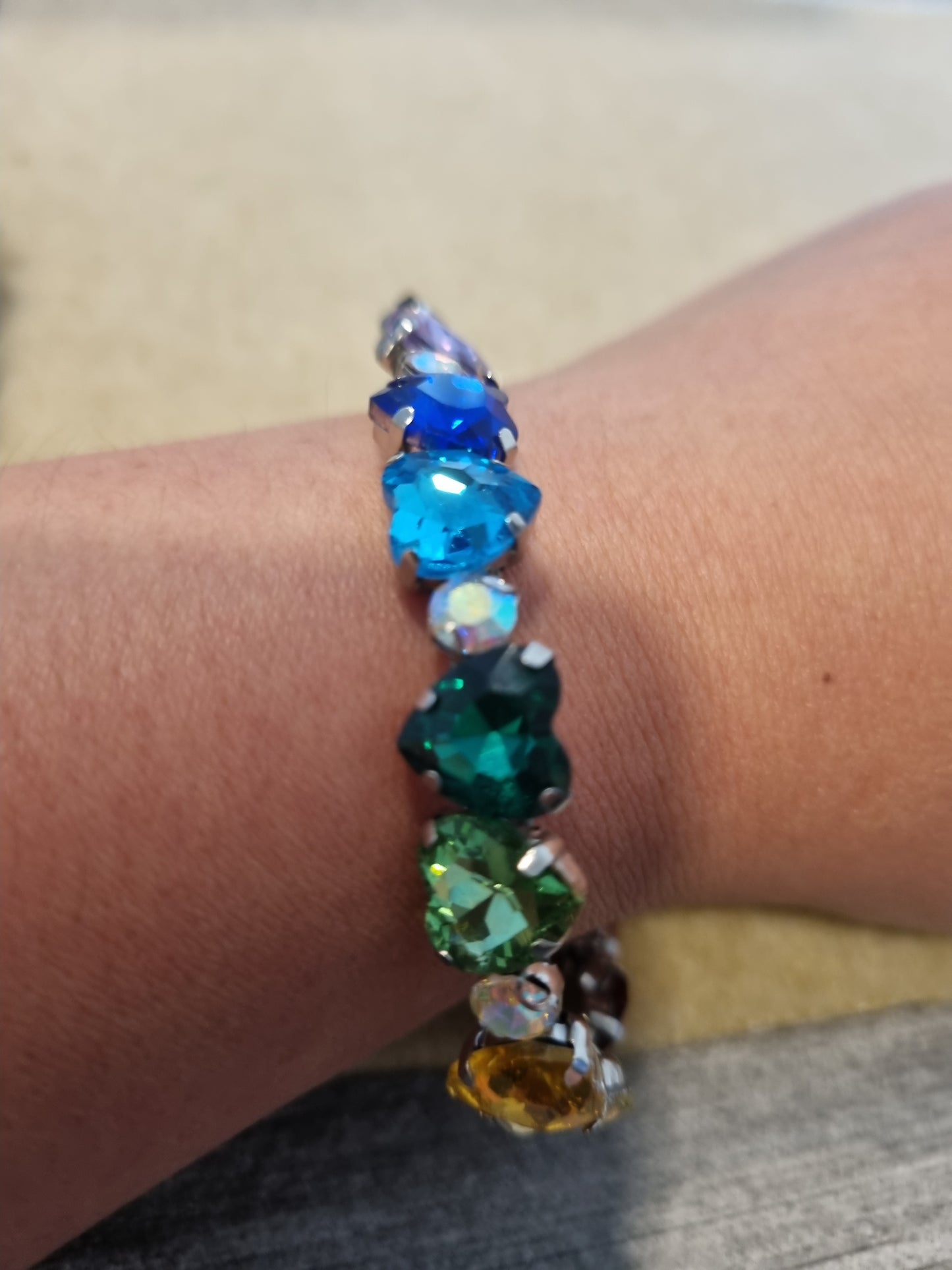 Glass Rhinestone Bangles