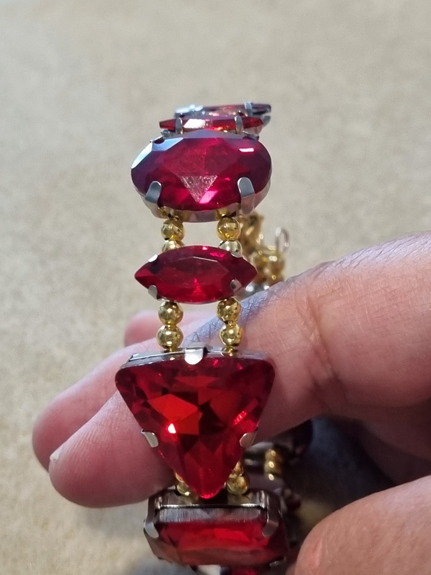 Glass Rhinestone Bangles