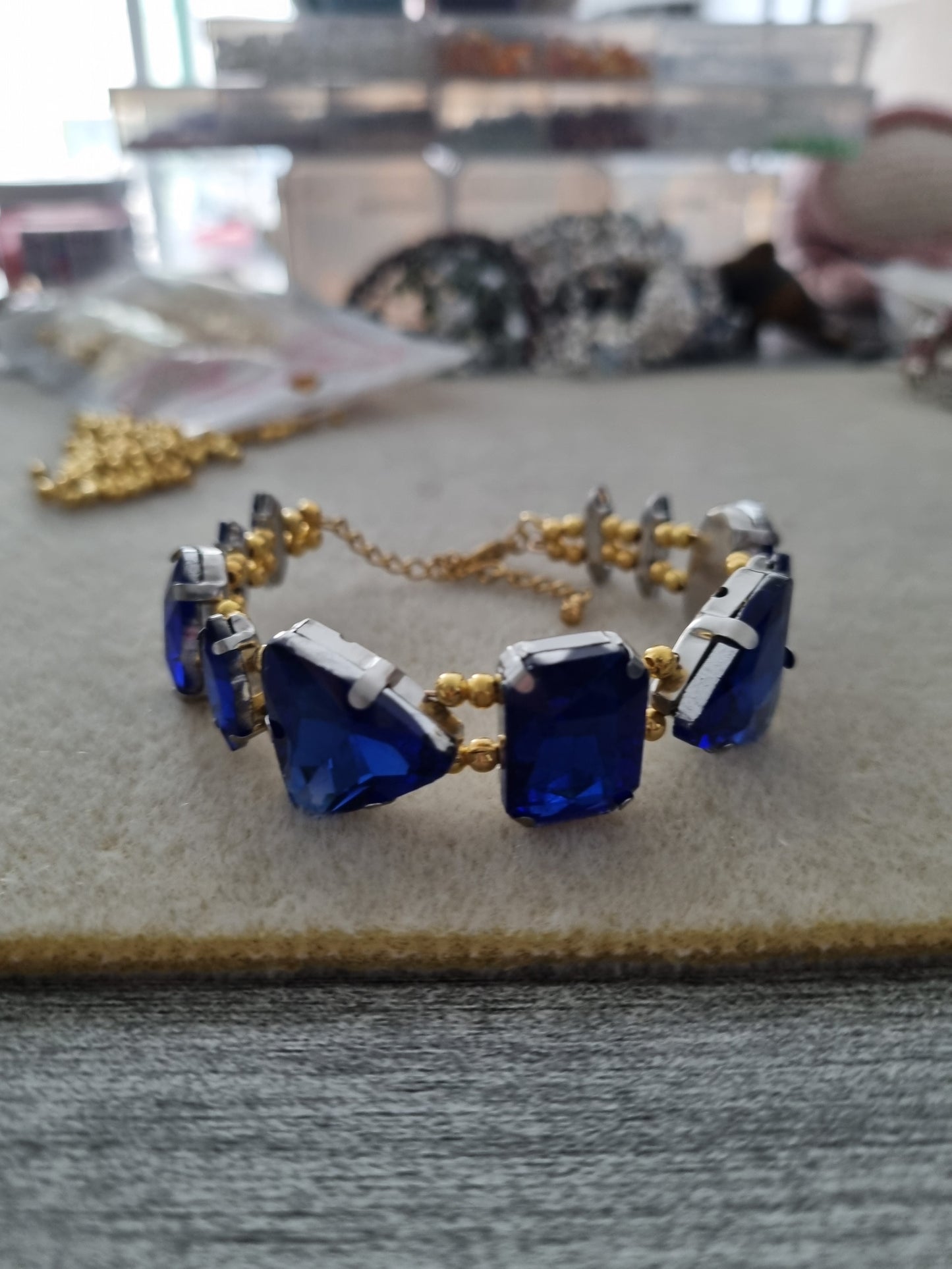 Glass Rhinestone Bangles