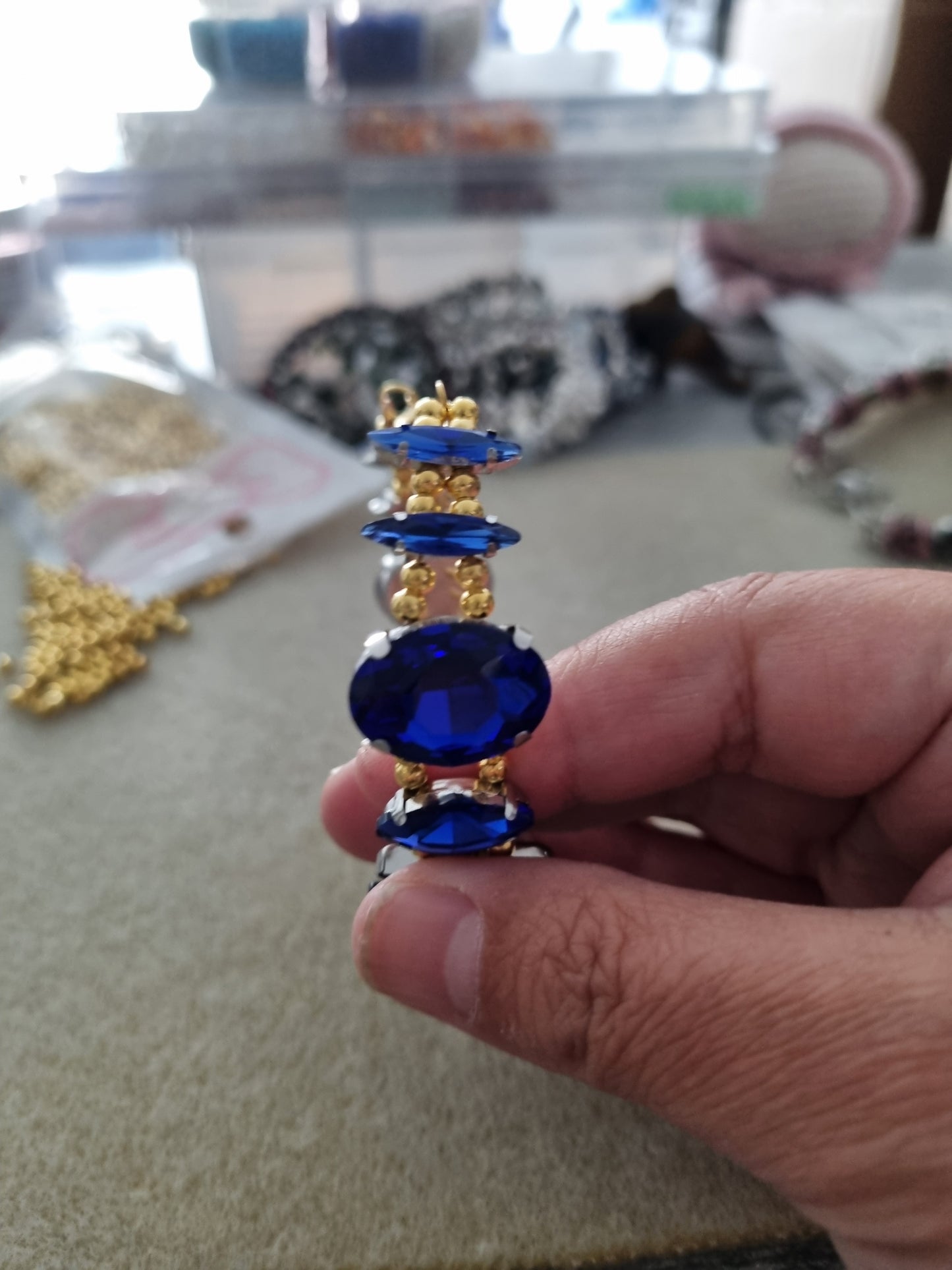 Glass Rhinestone Bangles