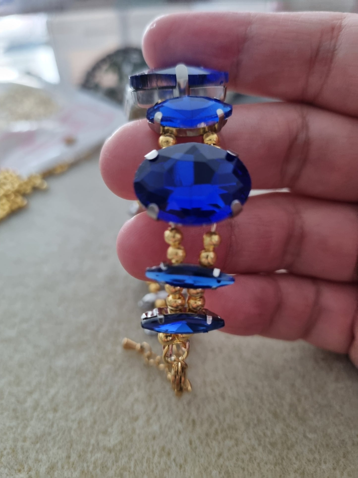 Glass Rhinestone Bangles