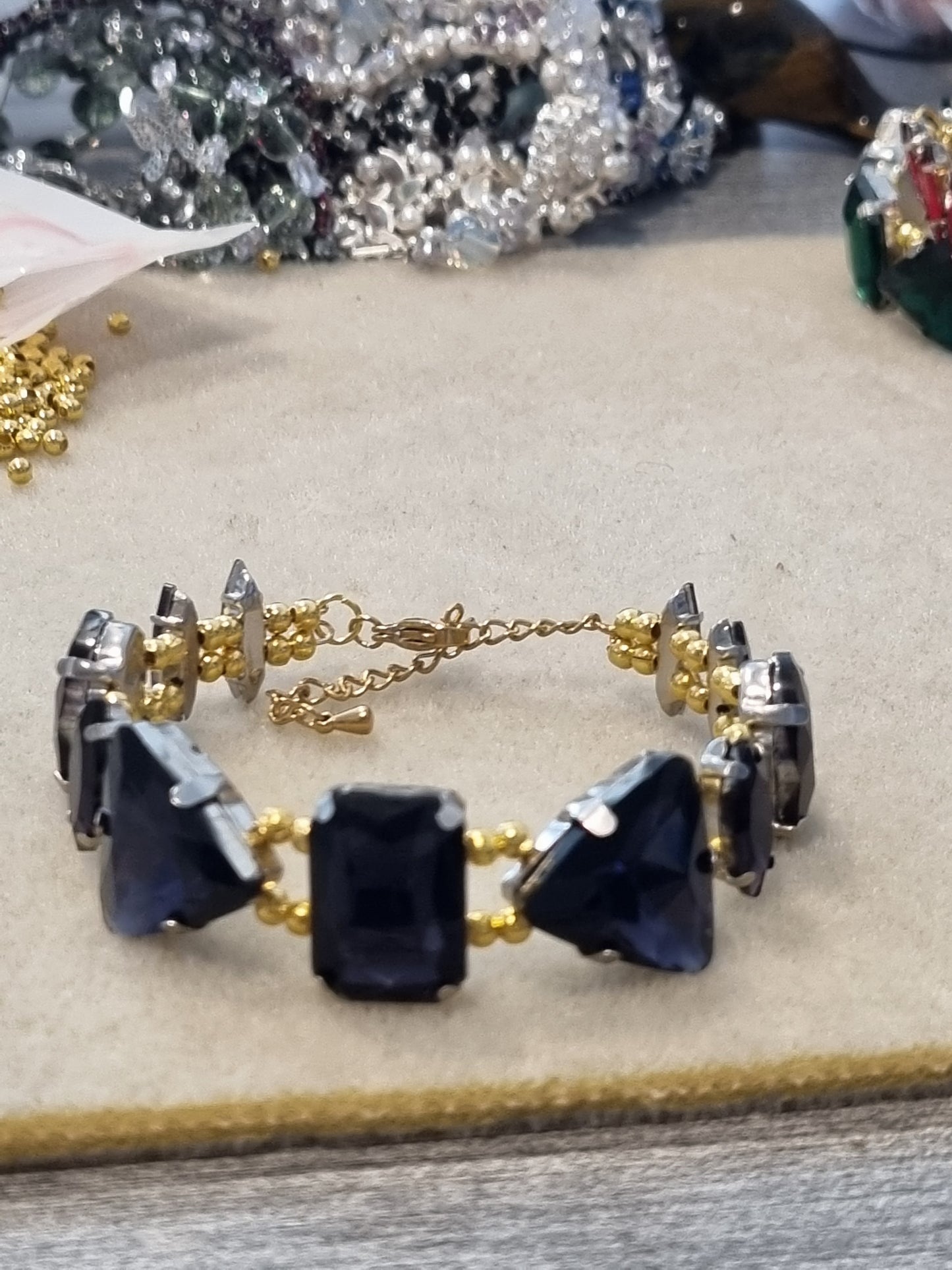 Glass Rhinestone Bangles