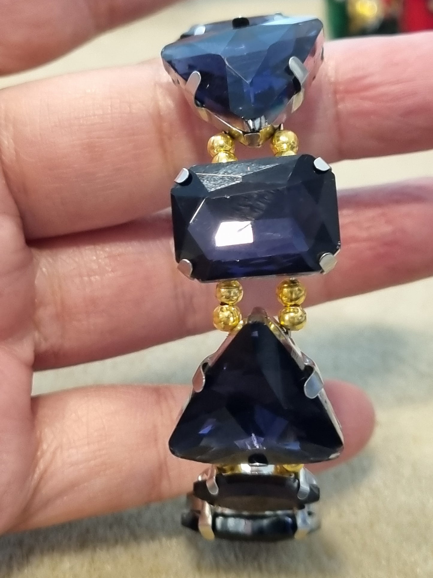 Glass Rhinestone Bangles