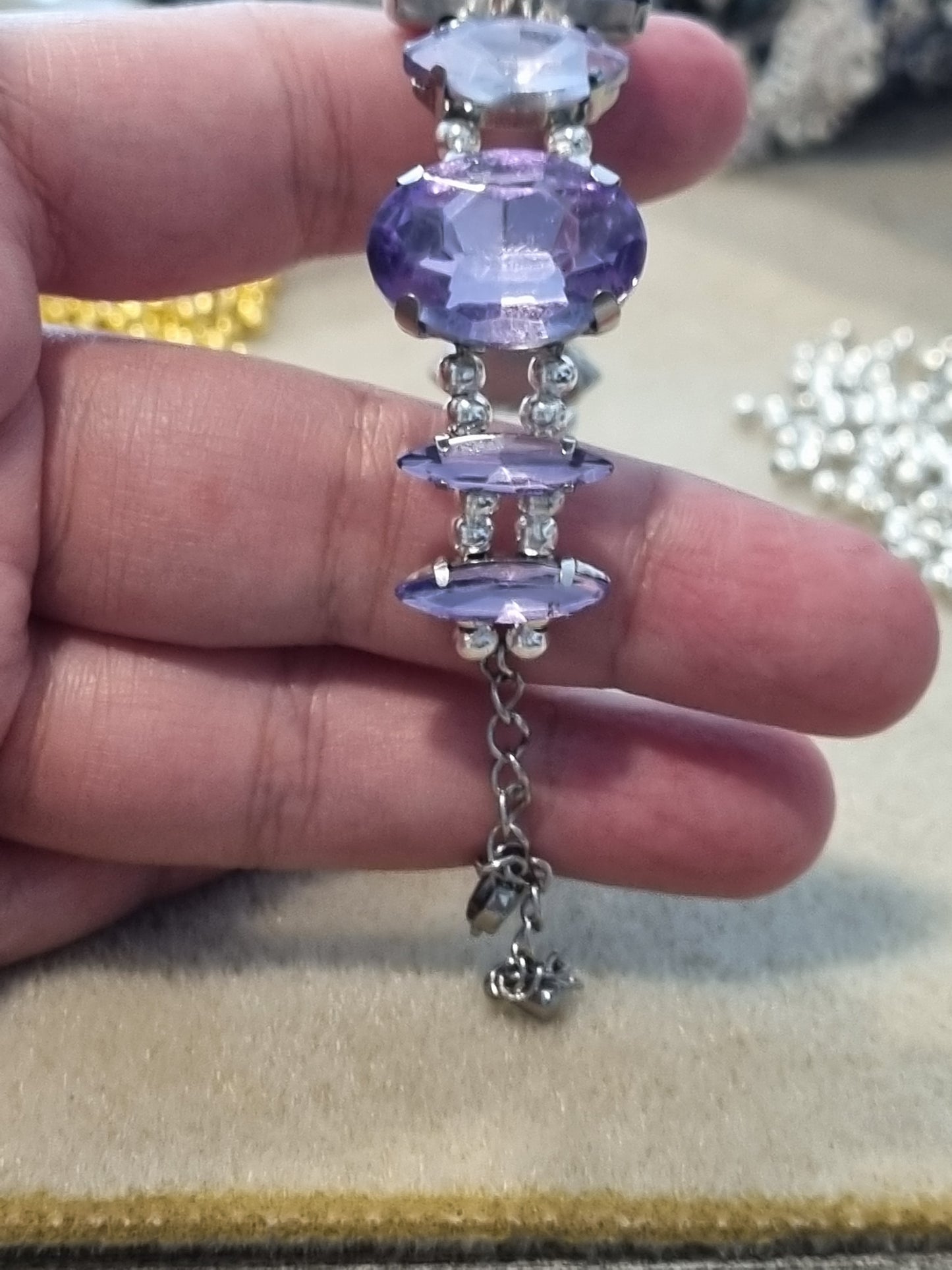 Glass Rhinestone Bangles