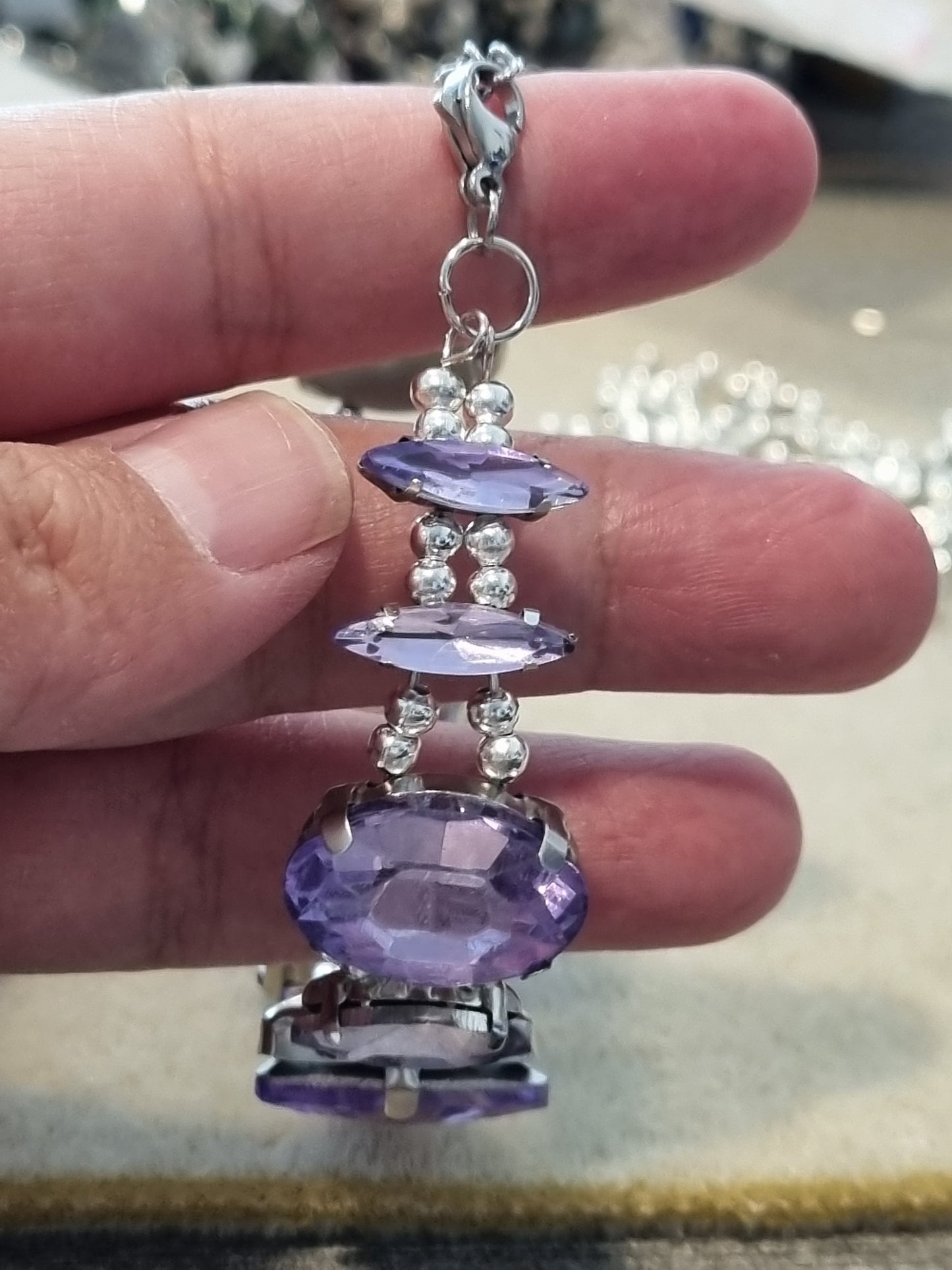 Glass Rhinestone Bangles