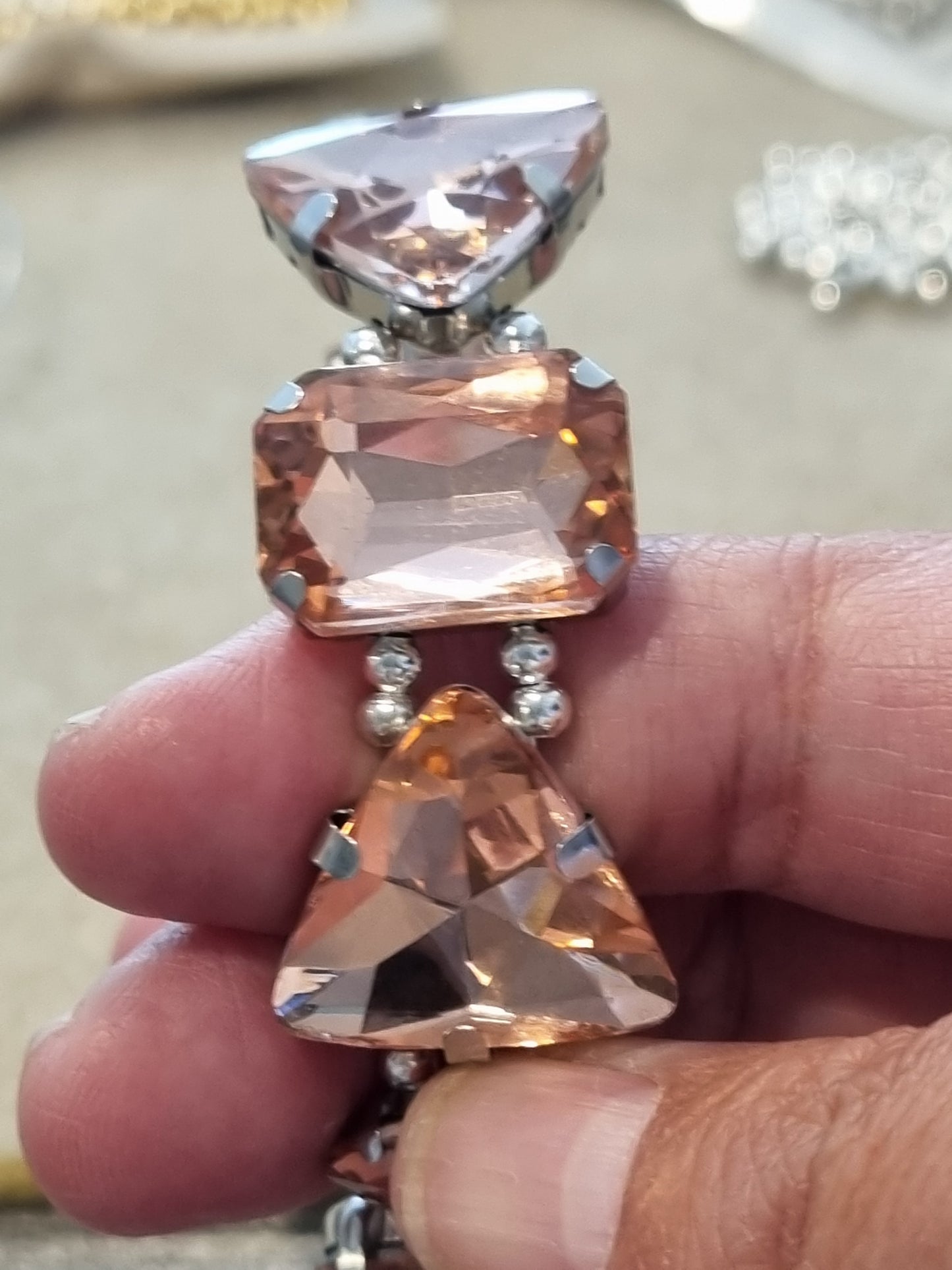 Glass Rhinestone Bangles