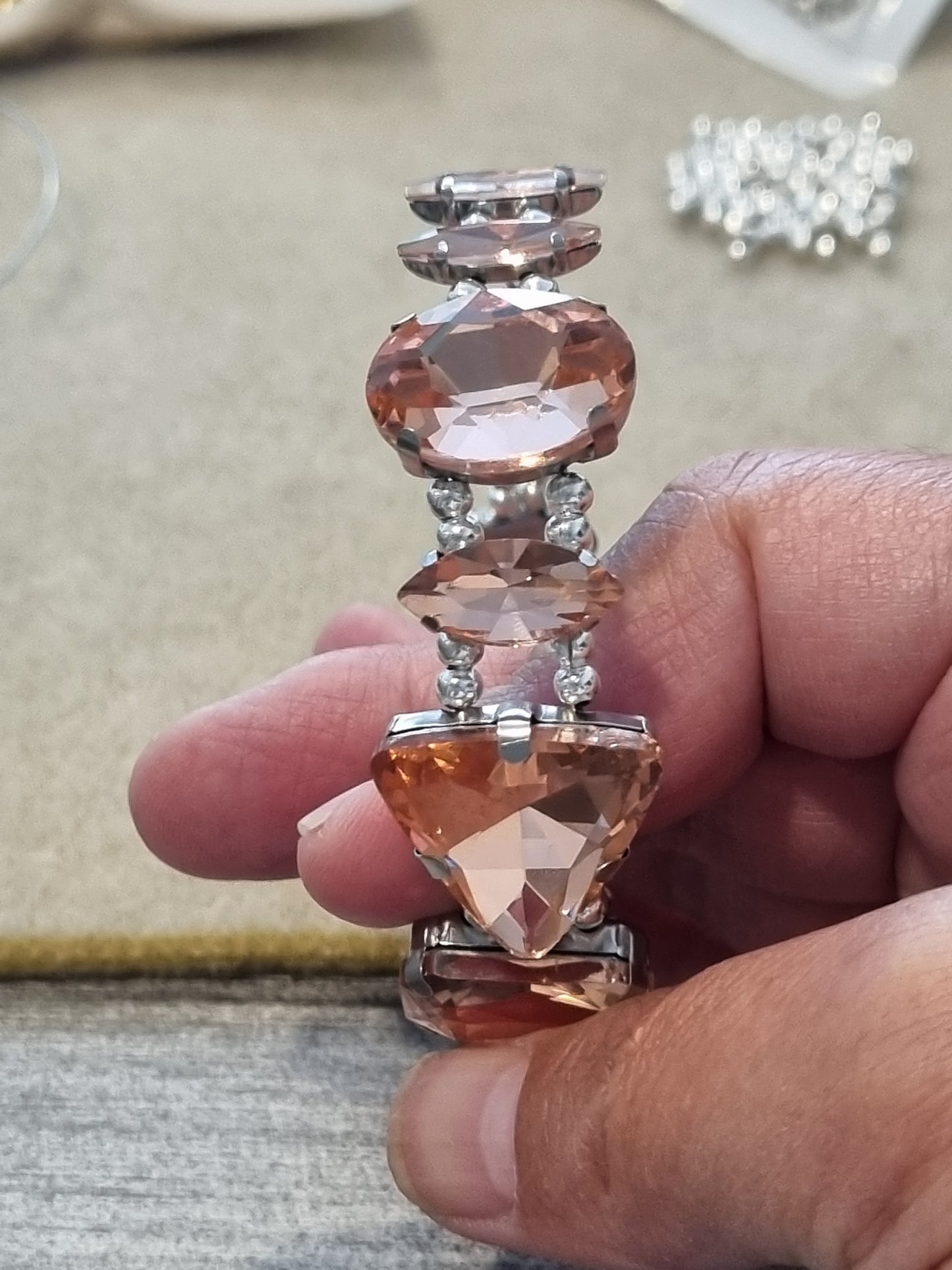 Glass Rhinestone Bangles