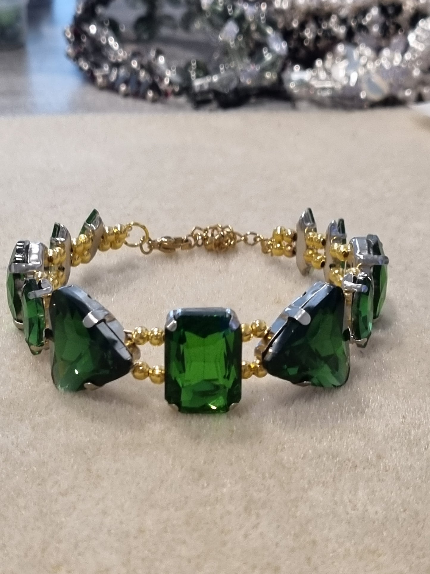 Glass Rhinestone Bangles