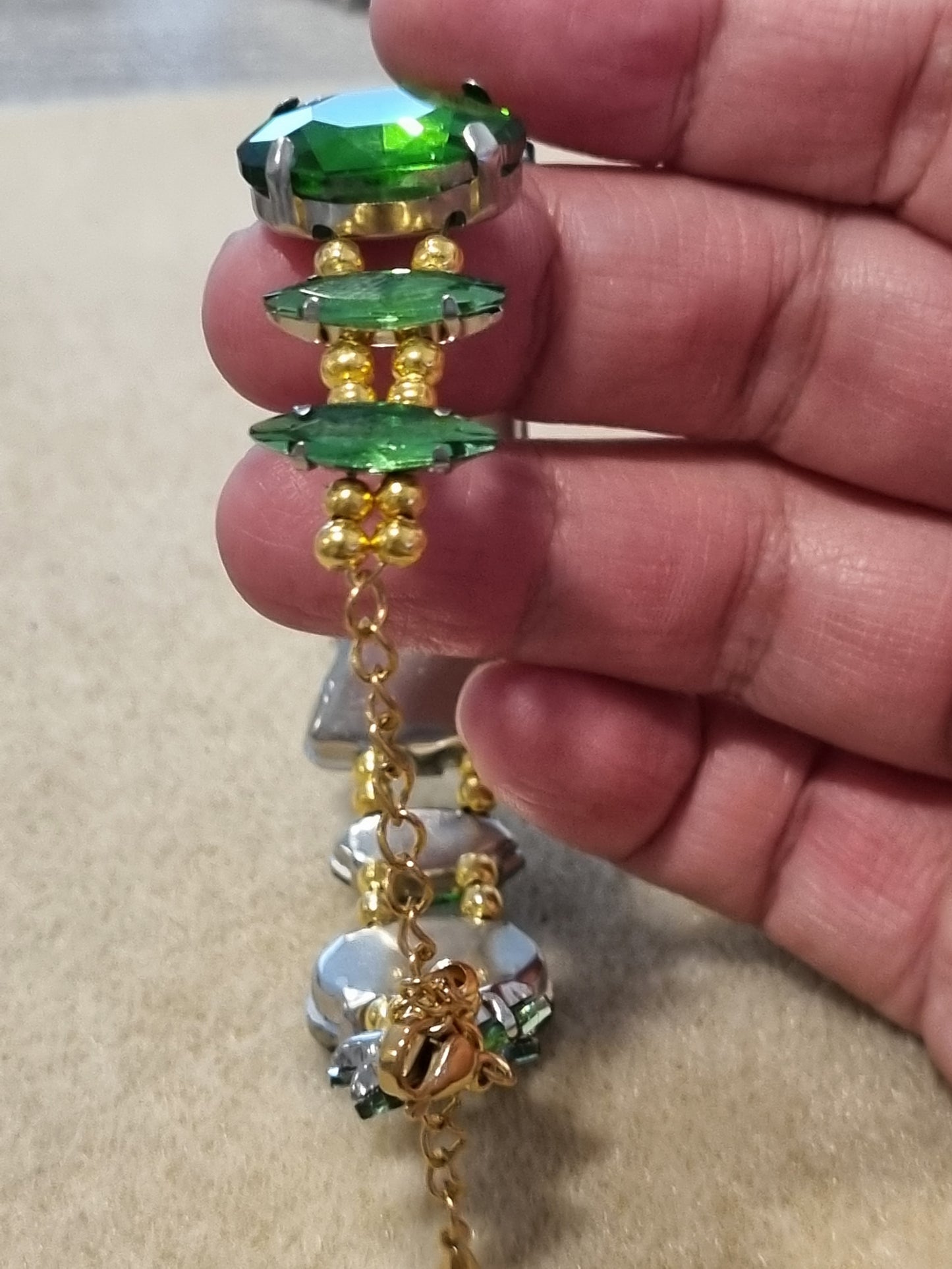 Glass Rhinestone Bangles