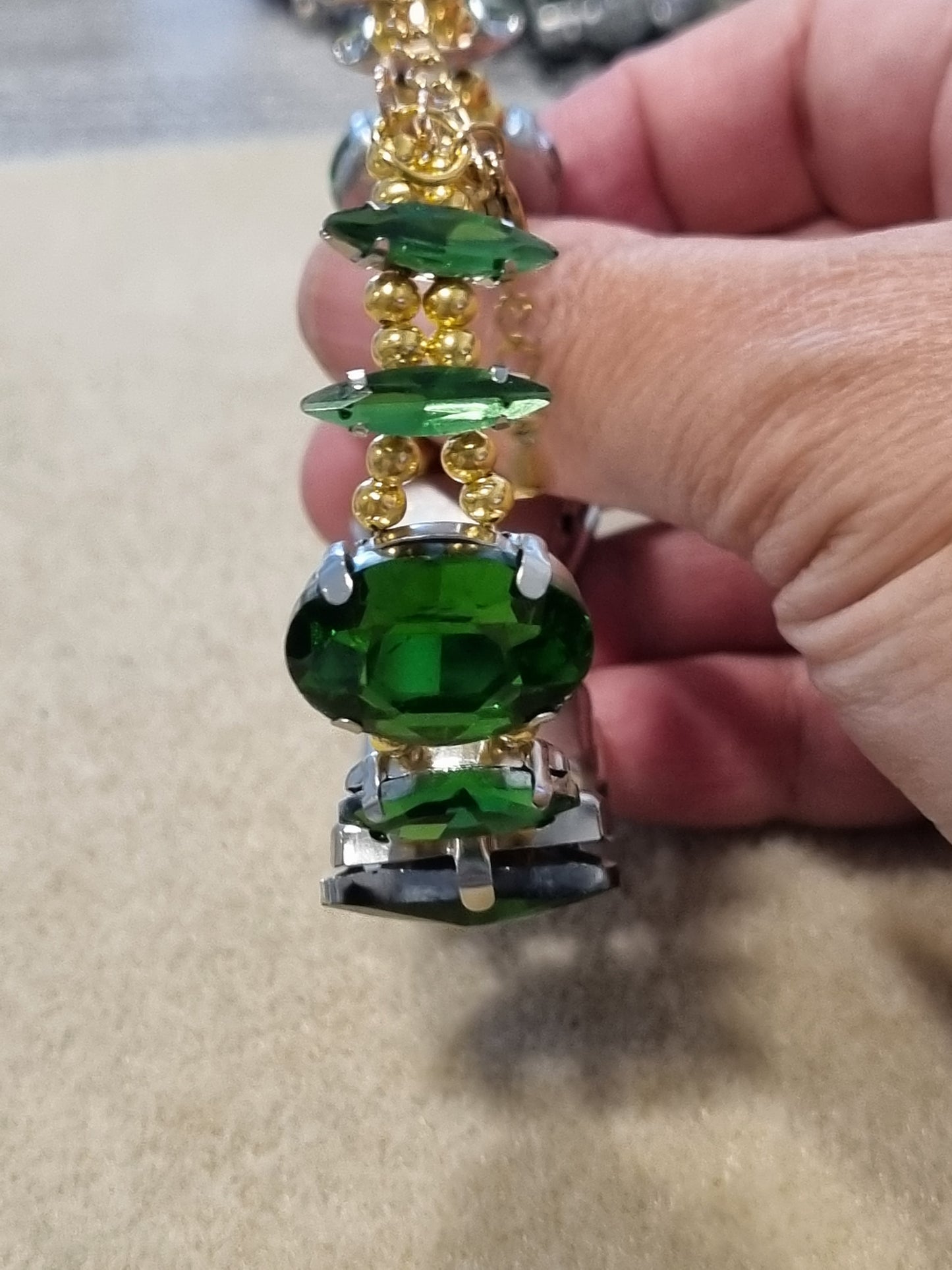 Glass Rhinestone Bangles