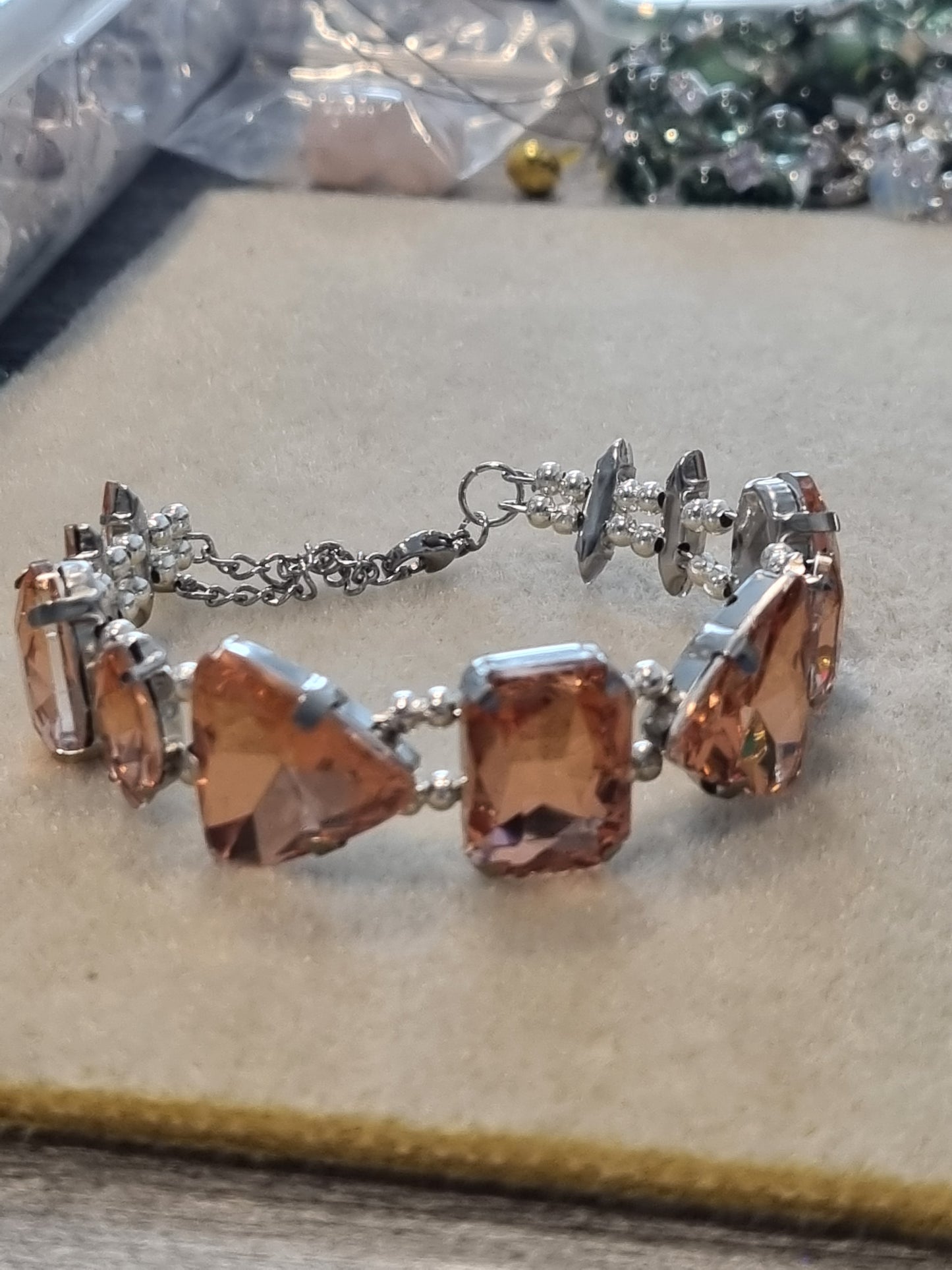 Glass Rhinestone Bangles