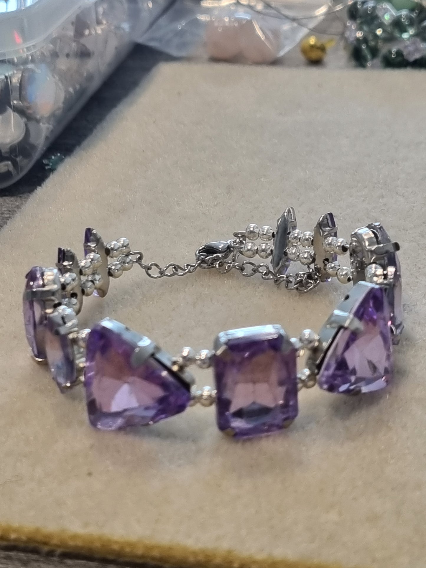 Glass Rhinestone Bangles