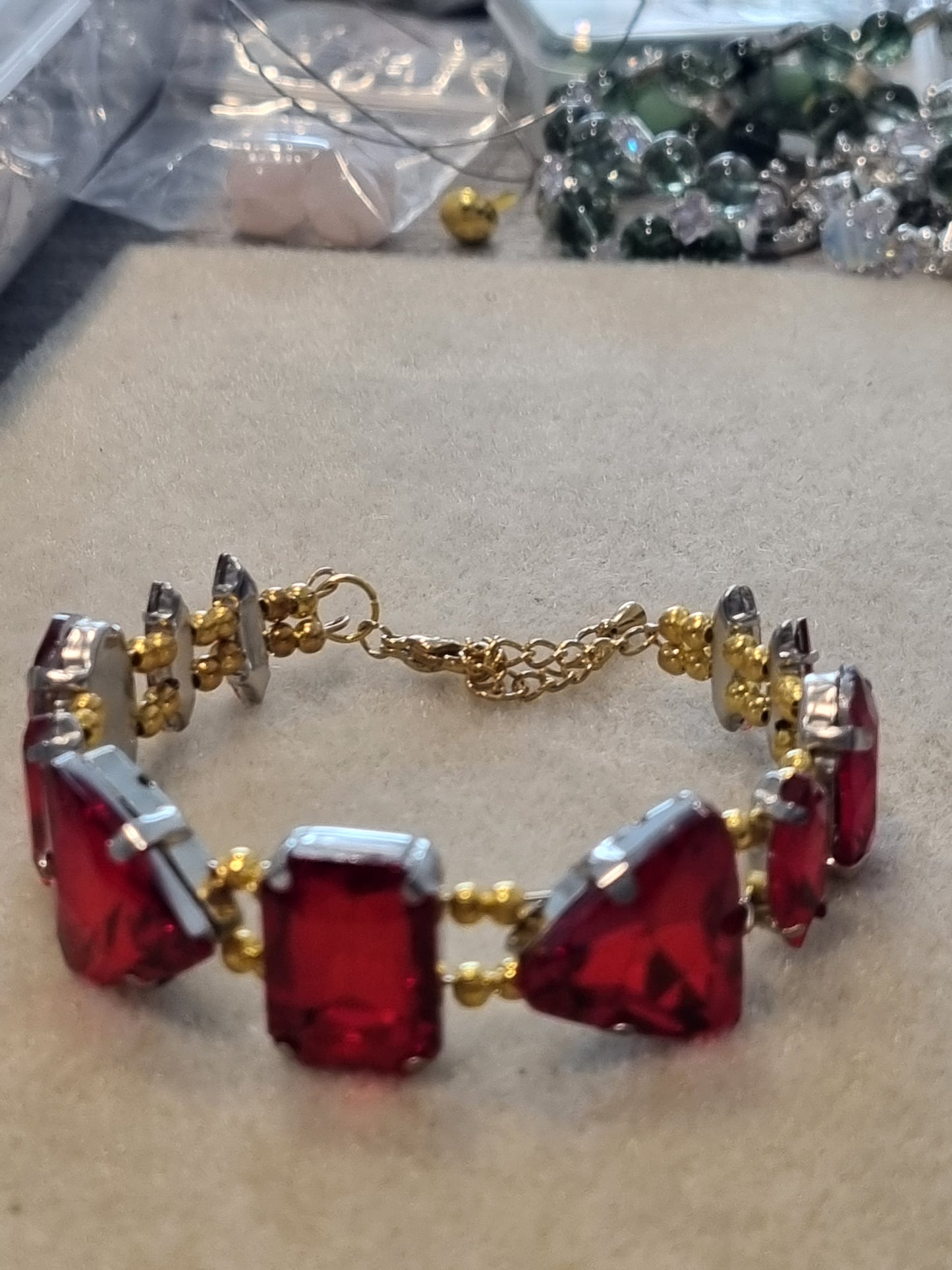 Glass Rhinestone Bangles