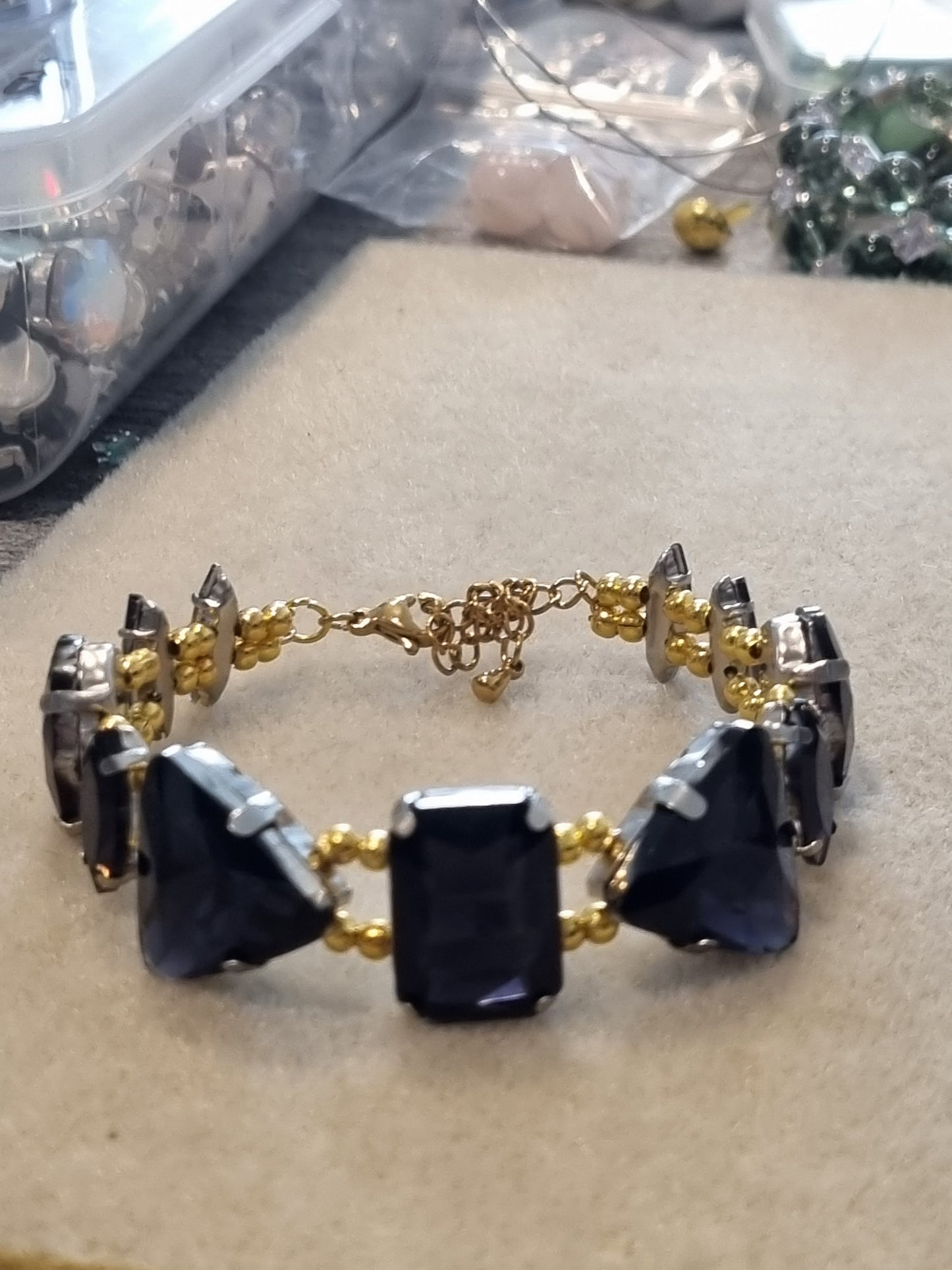 Glass Rhinestone Bangles