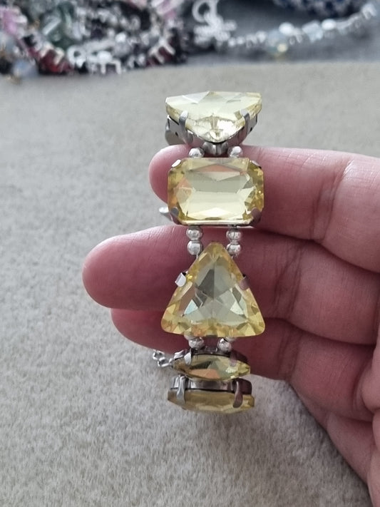 Glass Rhinestone Bangles