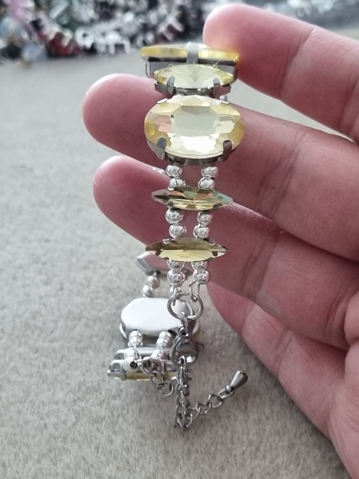 Glass Rhinestone Bangles