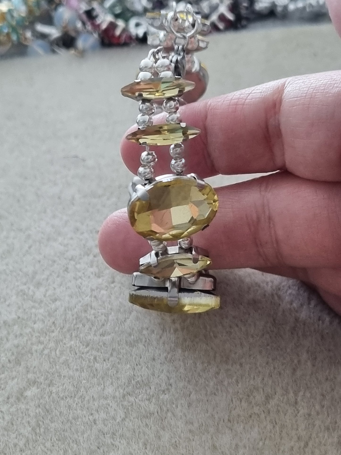 Glass Rhinestone Bangles