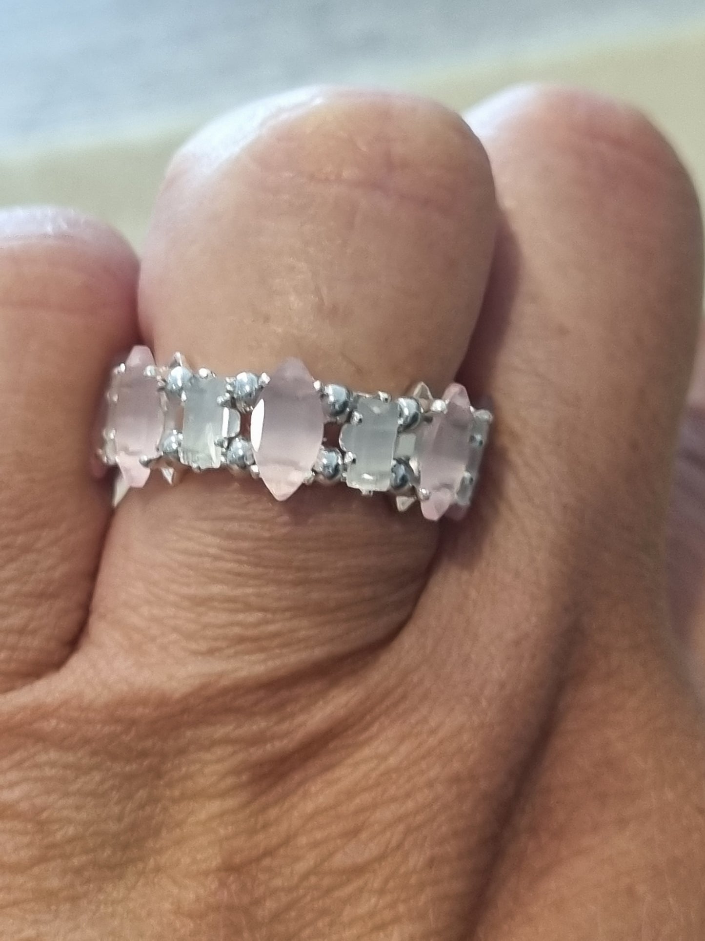 Beaded Crystal Rings