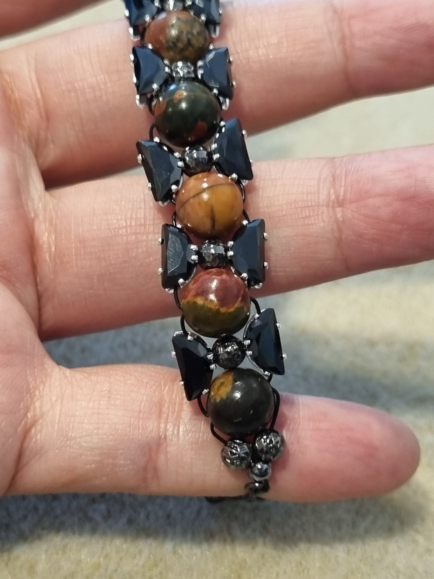 Crystal and Stone Bracelets