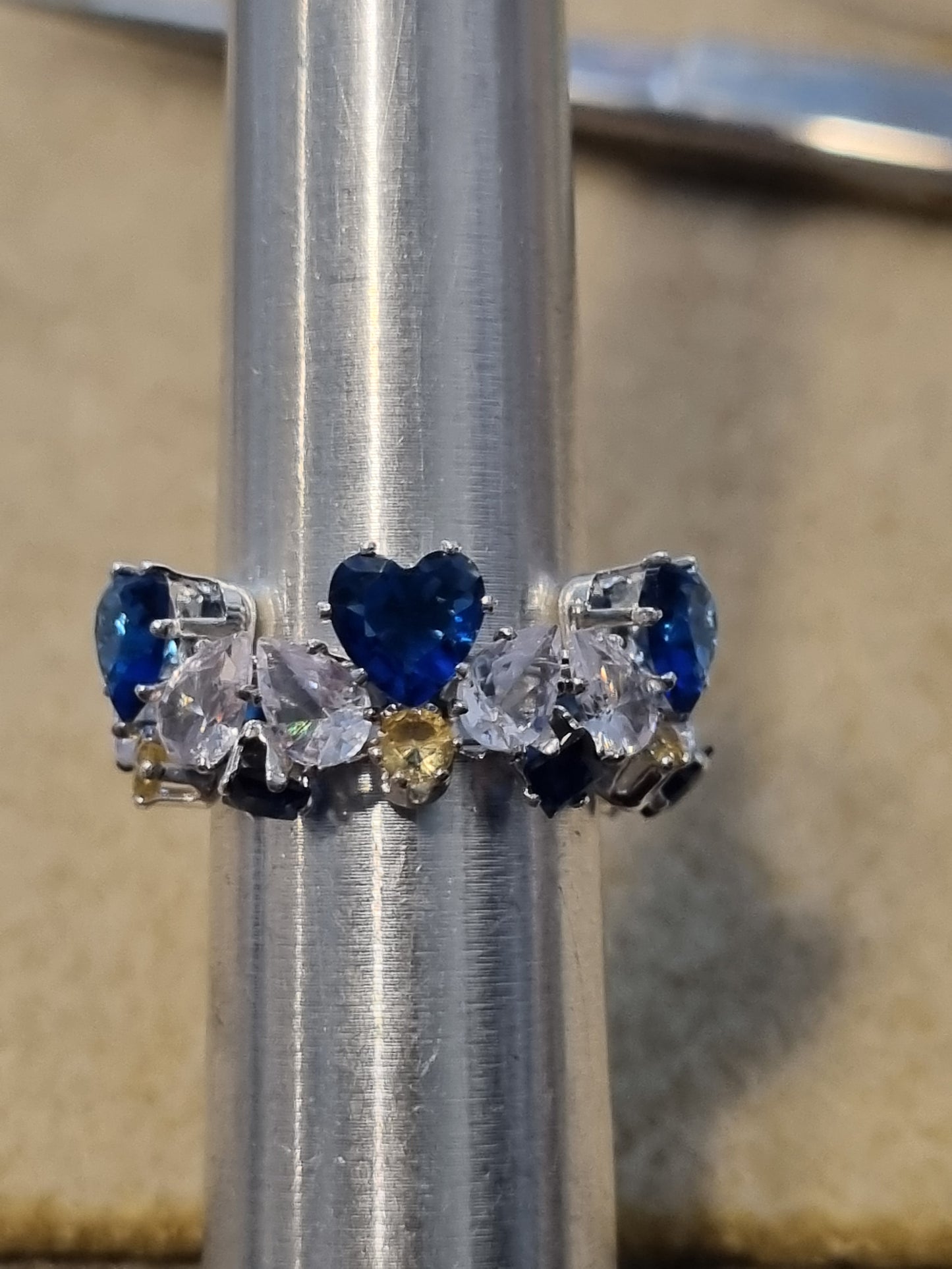 Beaded Crystal Rings