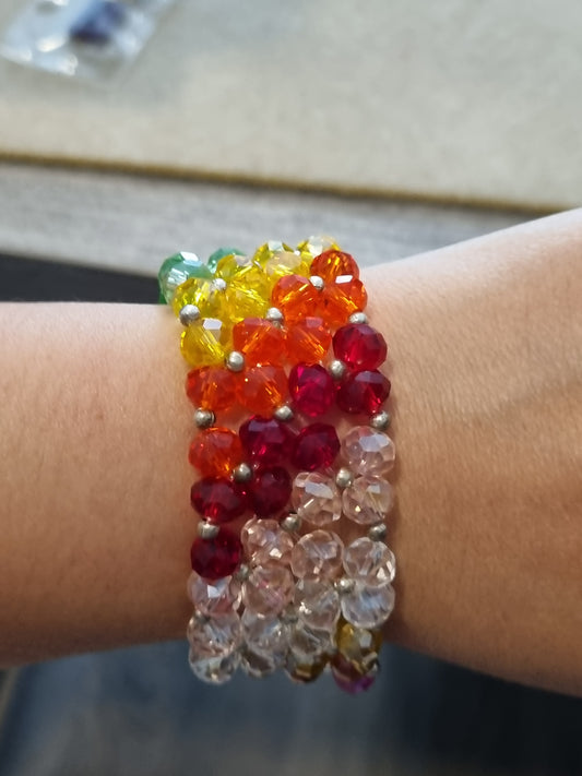 Glass Bead Cuff