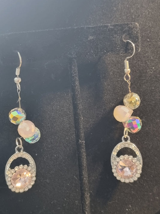 Pink Disco Earrings