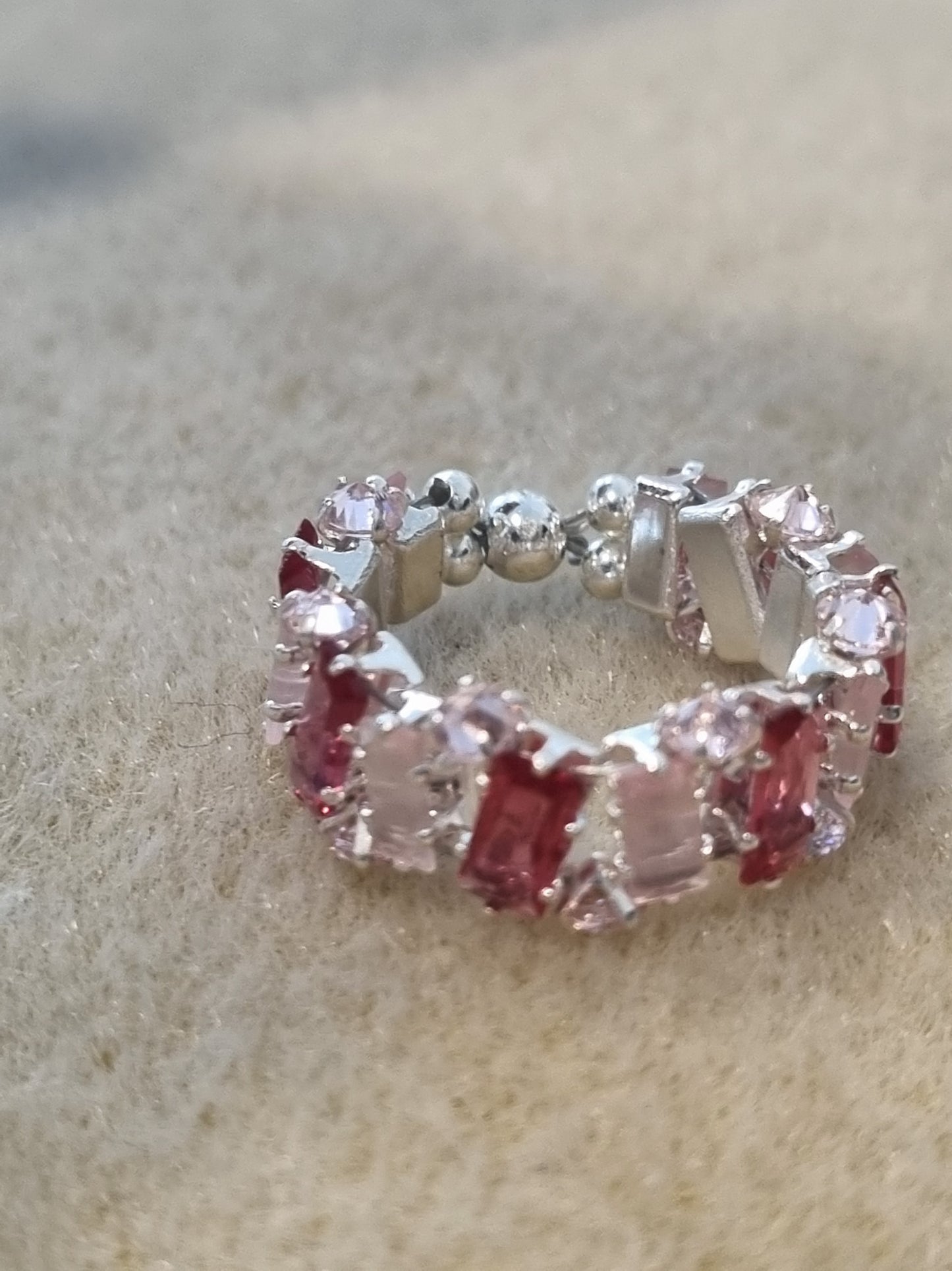 Beaded Crystal Rings