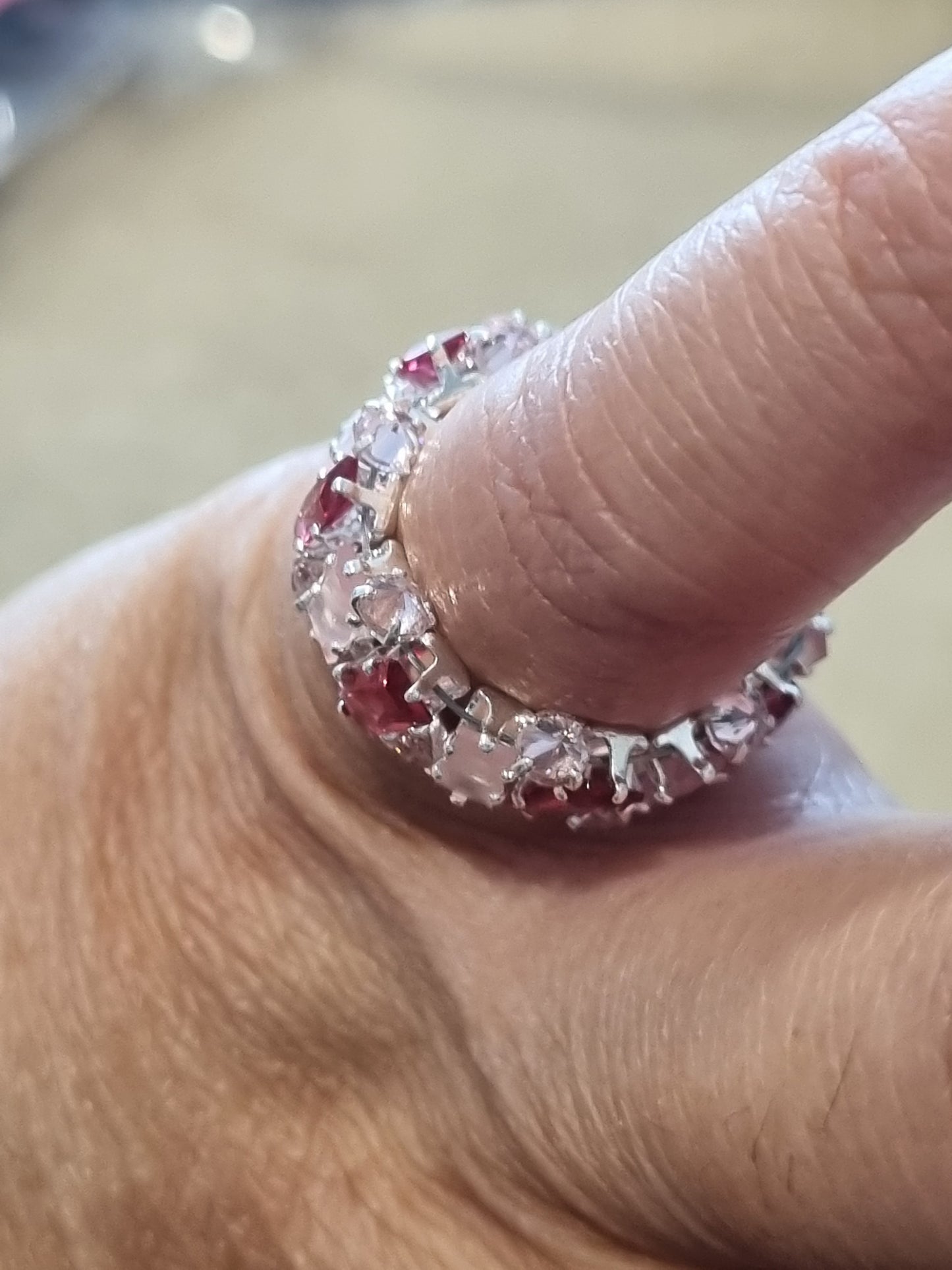 Beaded Crystal Rings