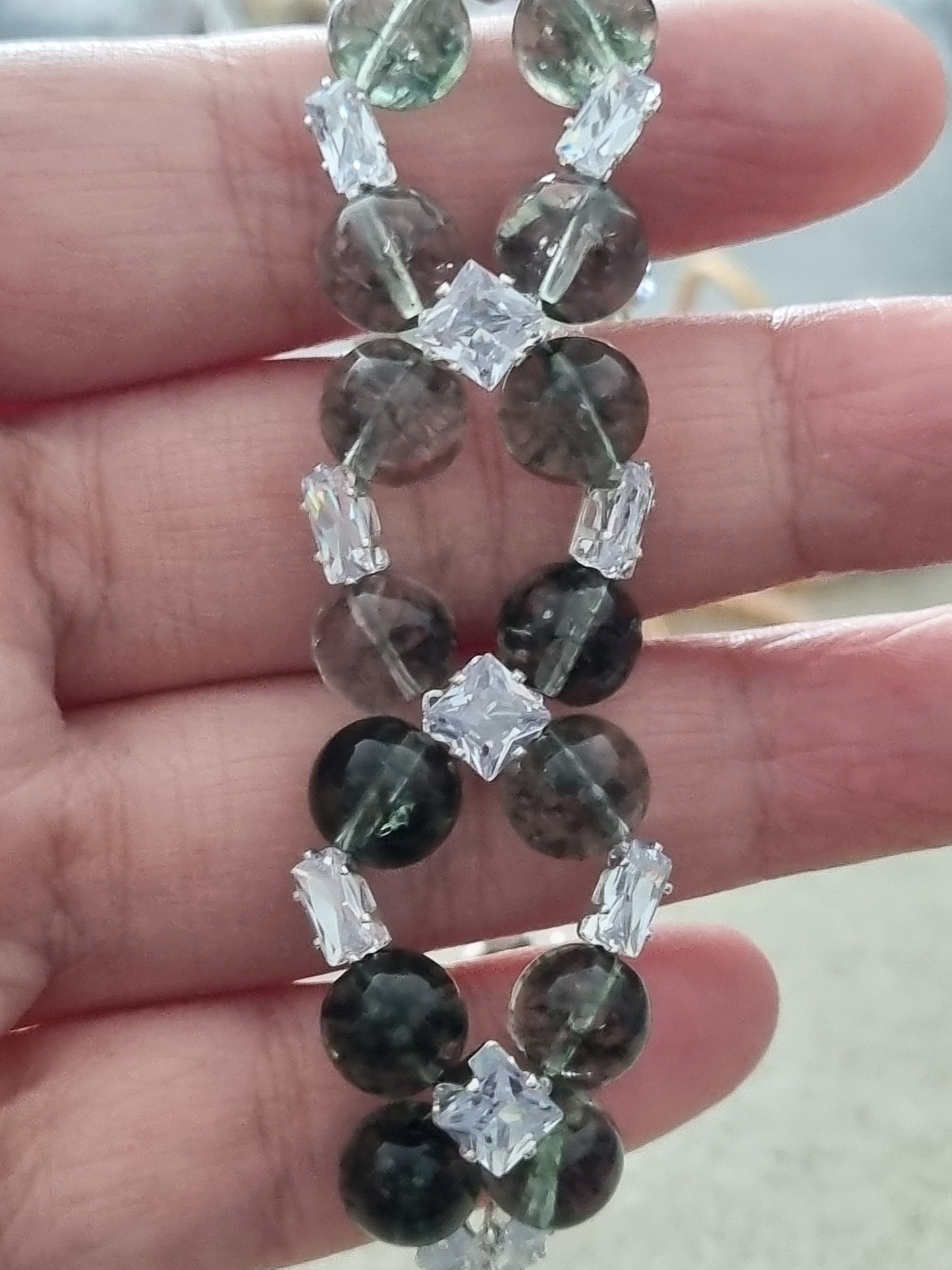 Crystal and Stone Bracelets