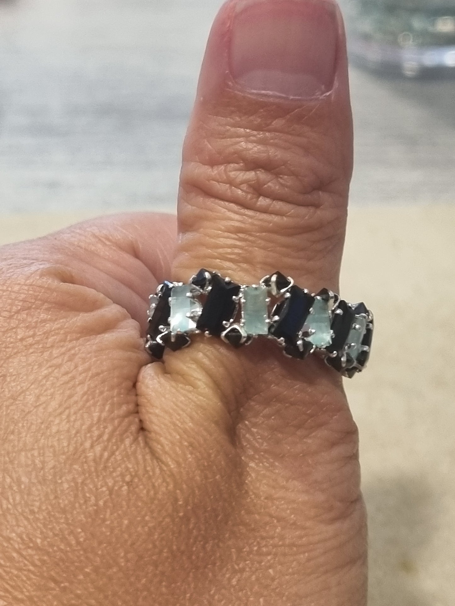 Beaded Crystal Rings