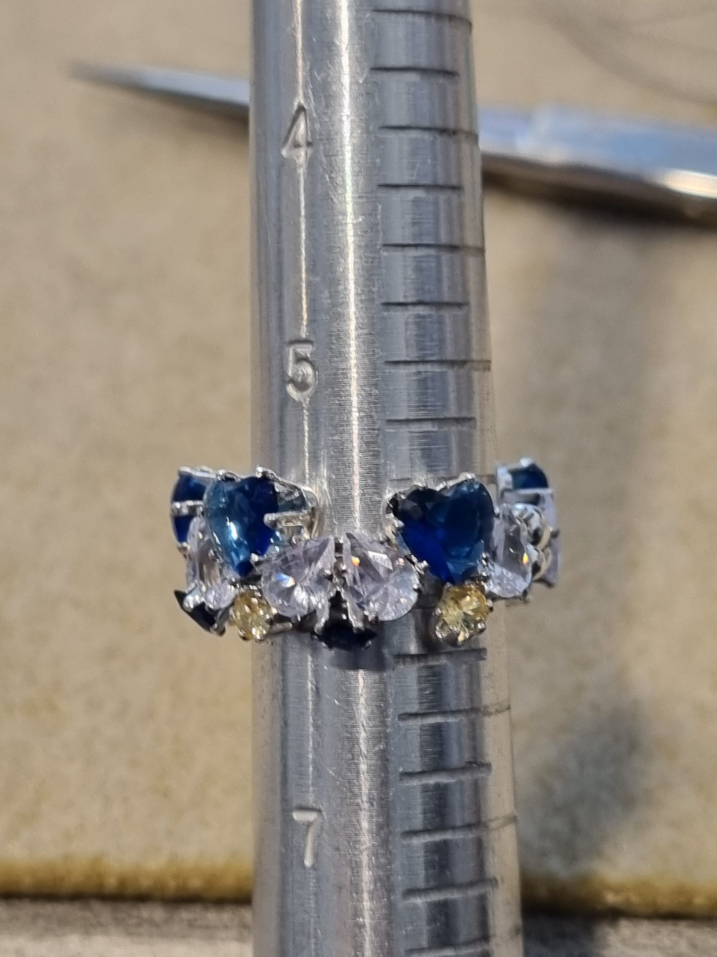 Beaded Crystal Rings