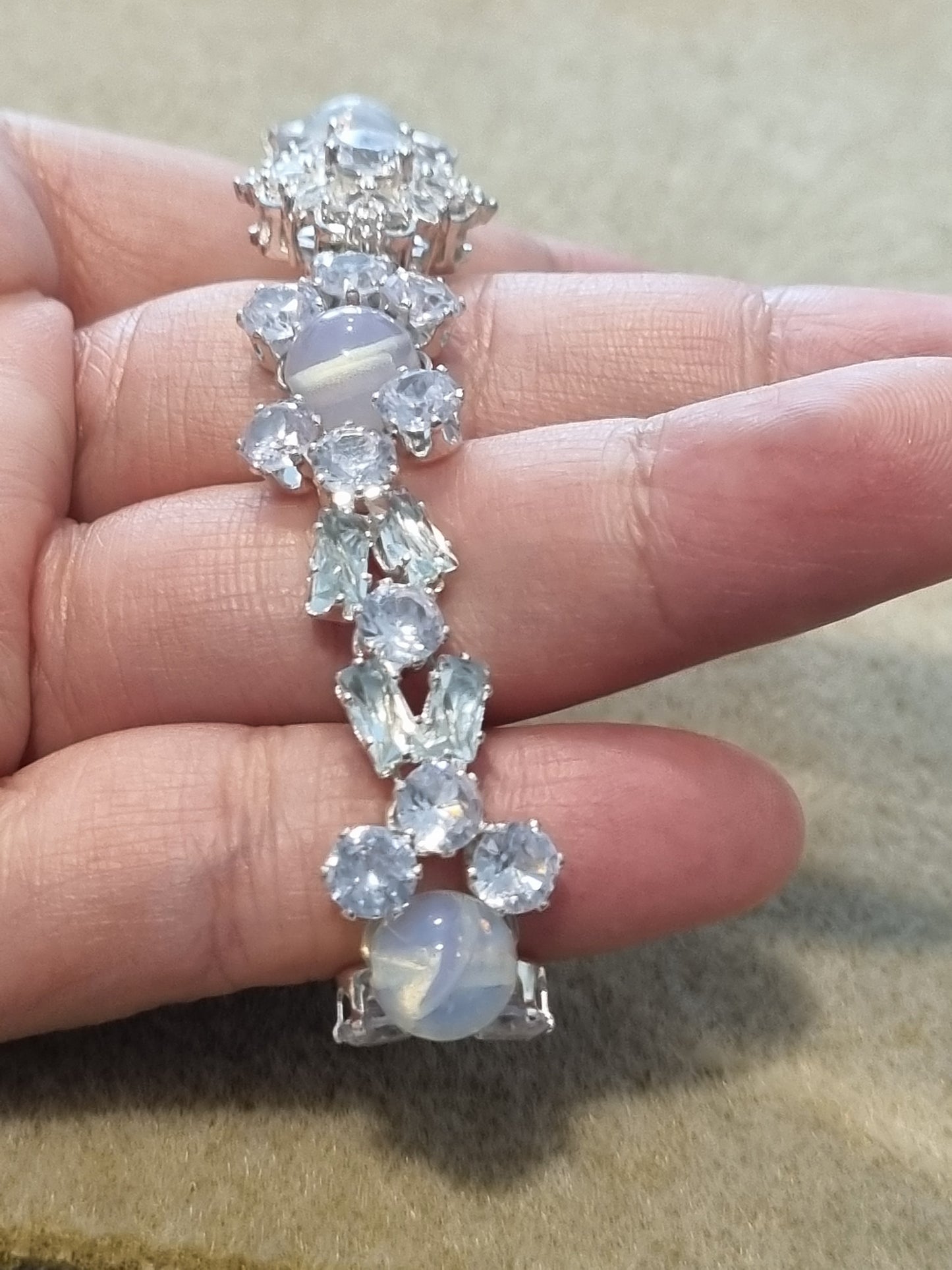 Crystal and Stone Bracelets